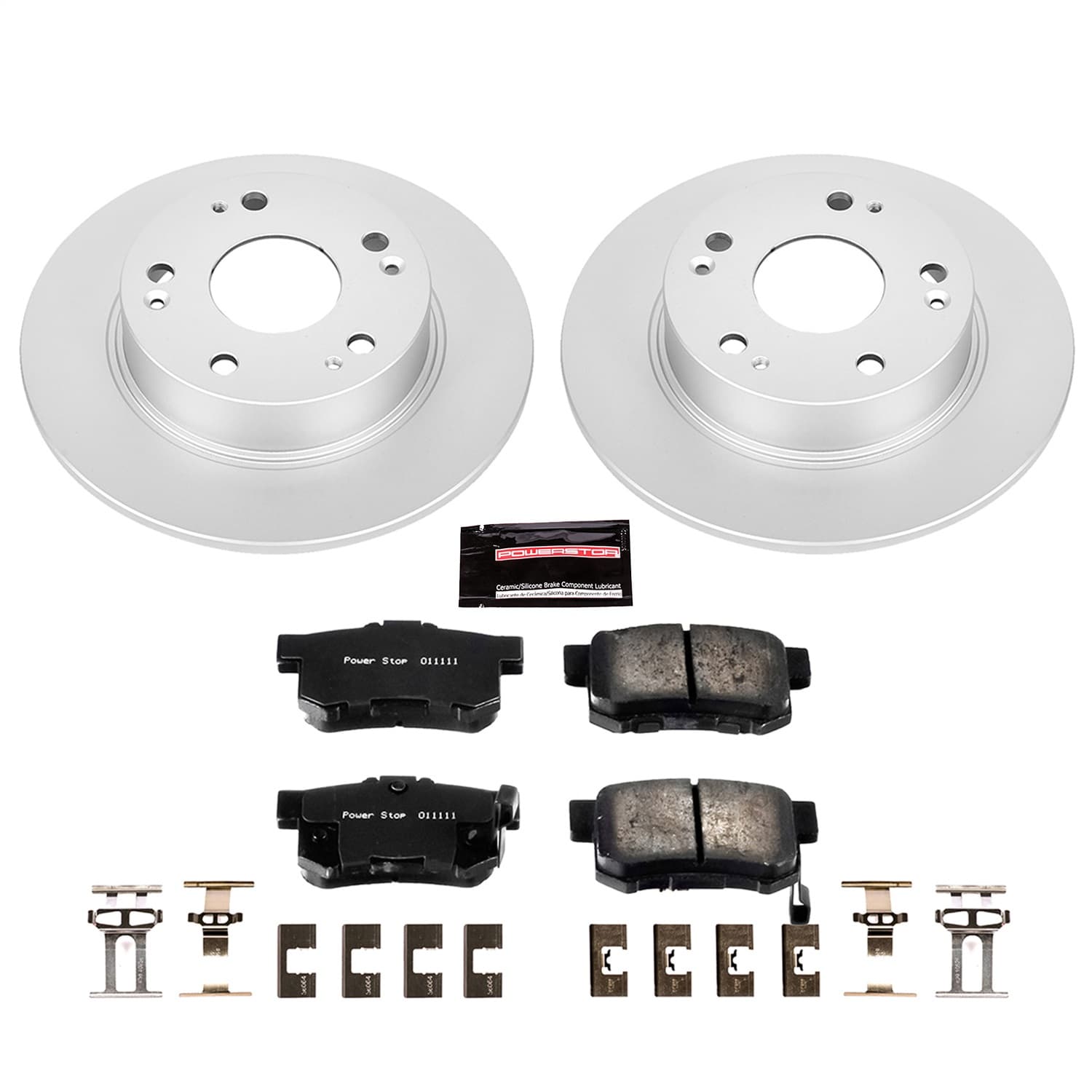 Power Stop - CRK2391 - Rear - Disc Brake Pad and Rotor Kit image 1