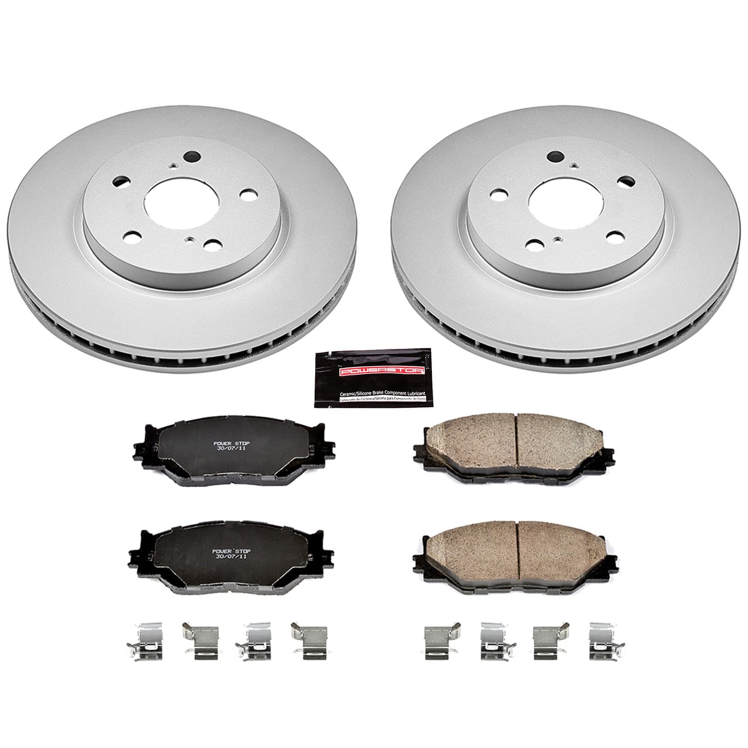 Power Stop - CRK2406 - Front - Disc Brake Pad and Rotor Kit image 1