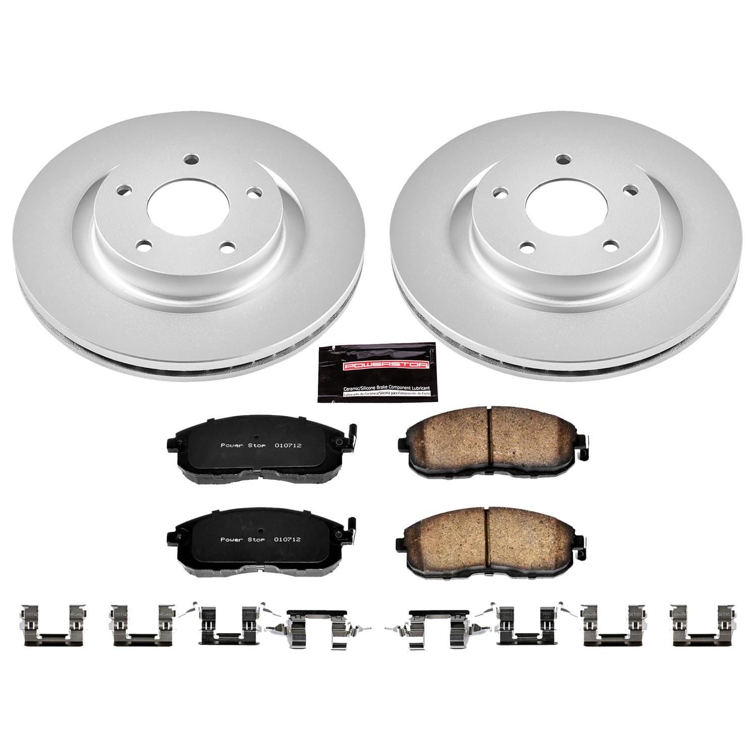 Power Stop - CRK241 - Front - Disc Brake Pad and Rotor Kit image 1