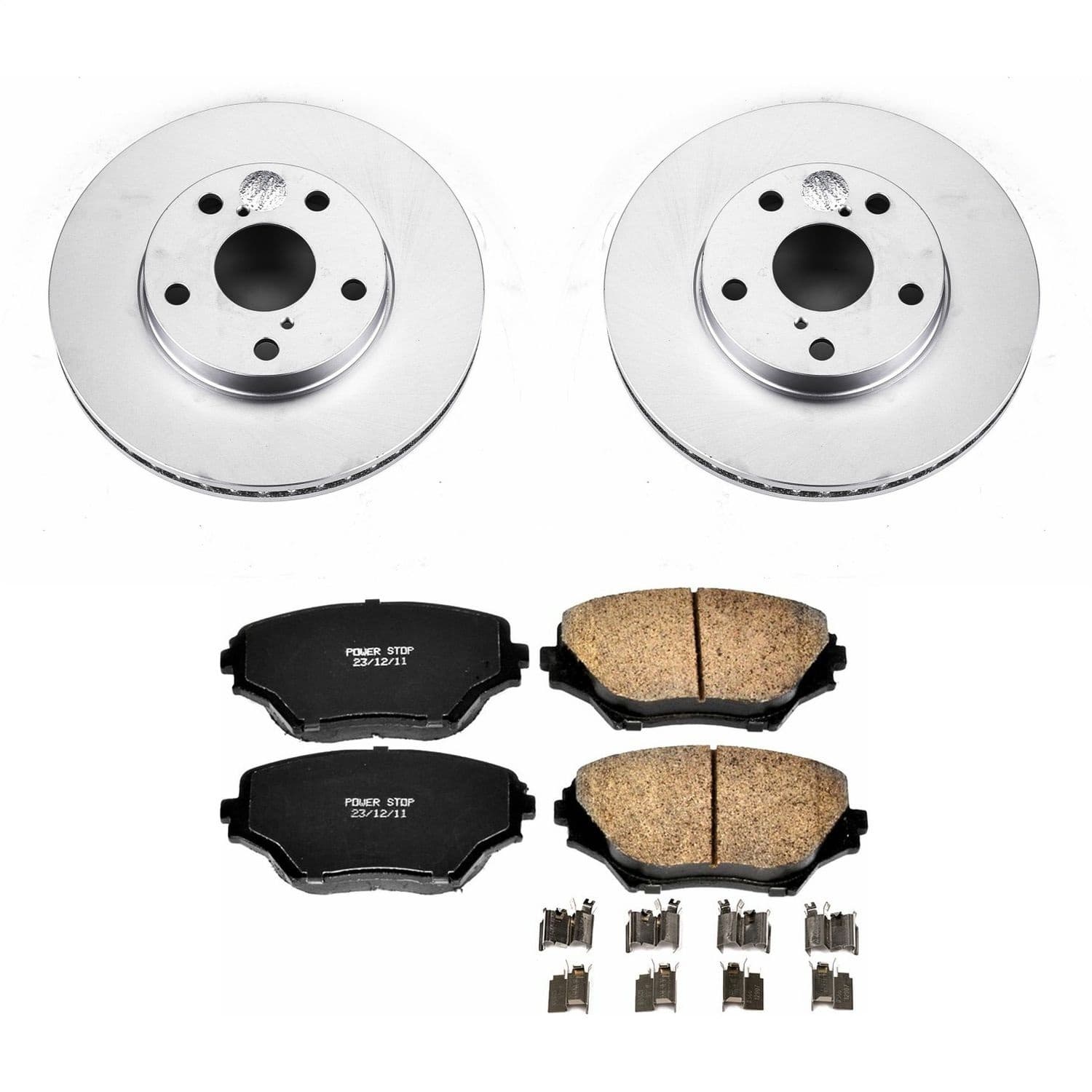 Power Stop - CRK2419 - Front - Disc Brake Pad and Rotor Kit image 1