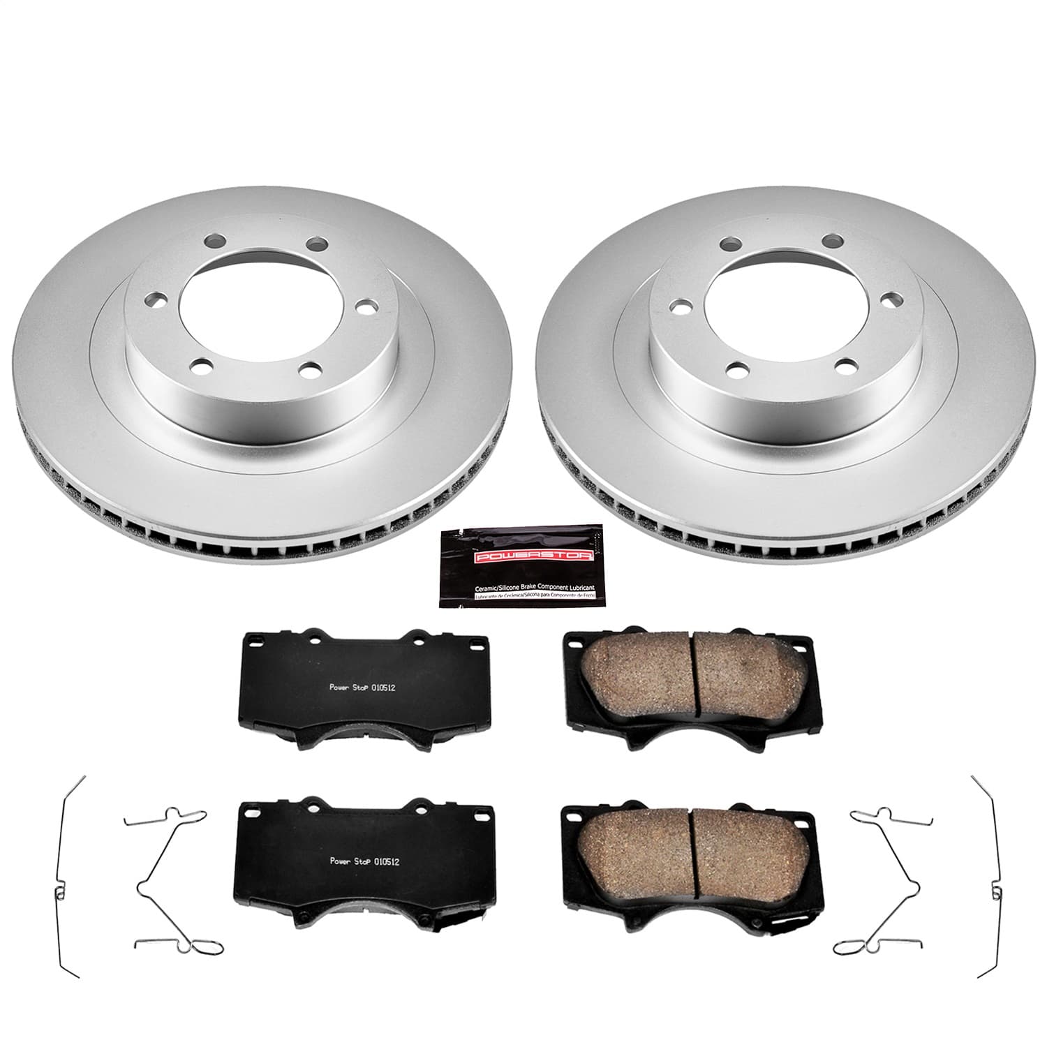 Power Stop - CRK2421 - Front - Disc Brake Pad and Rotor Kit image 1