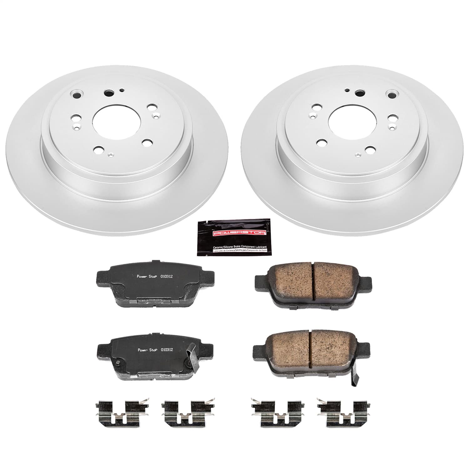 Power Stop - CRK2431 - Rear - Disc Brake Pad and Rotor Kit image 1