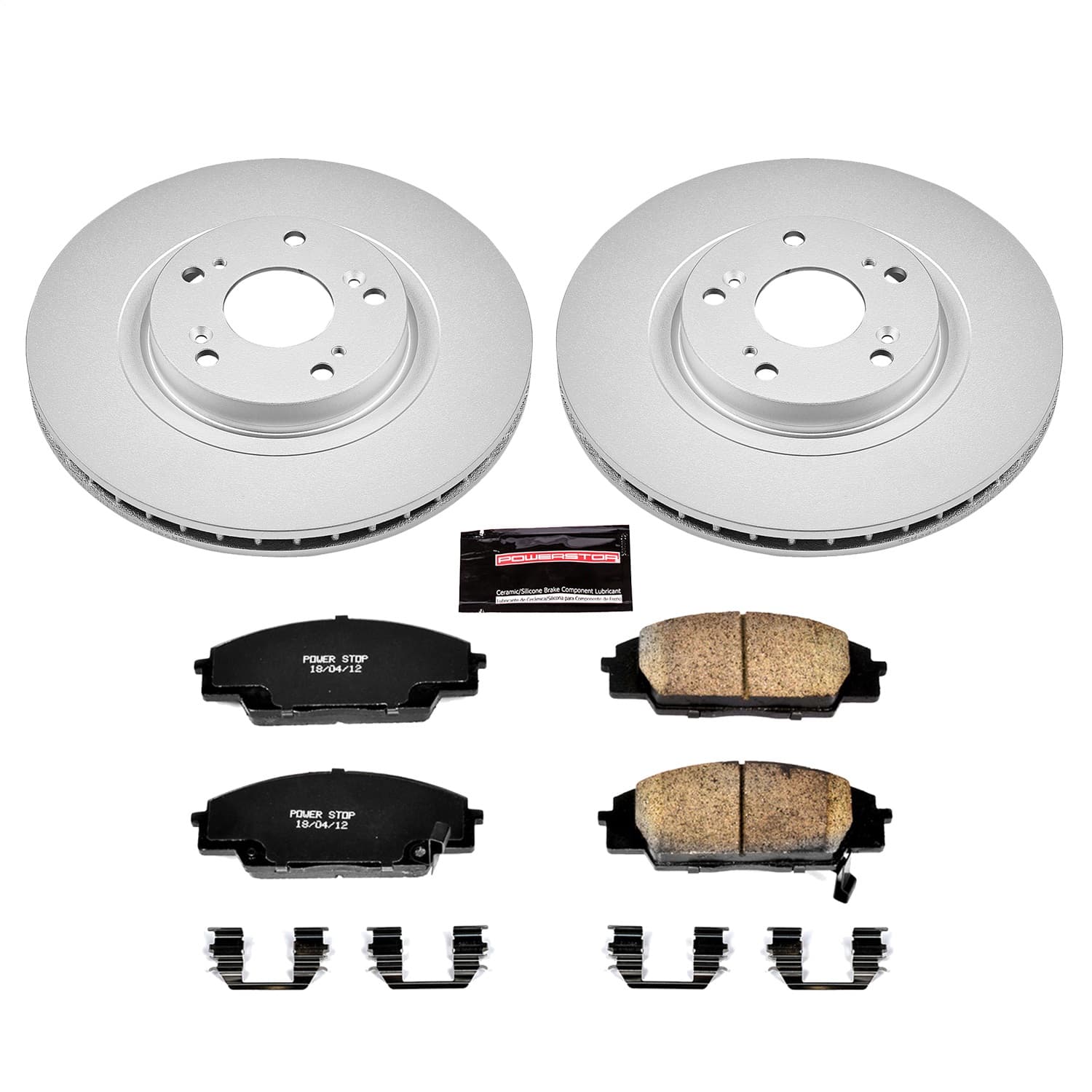 Power Stop - CRK2439 - Front - Disc Brake Pad and Rotor Kit image 1