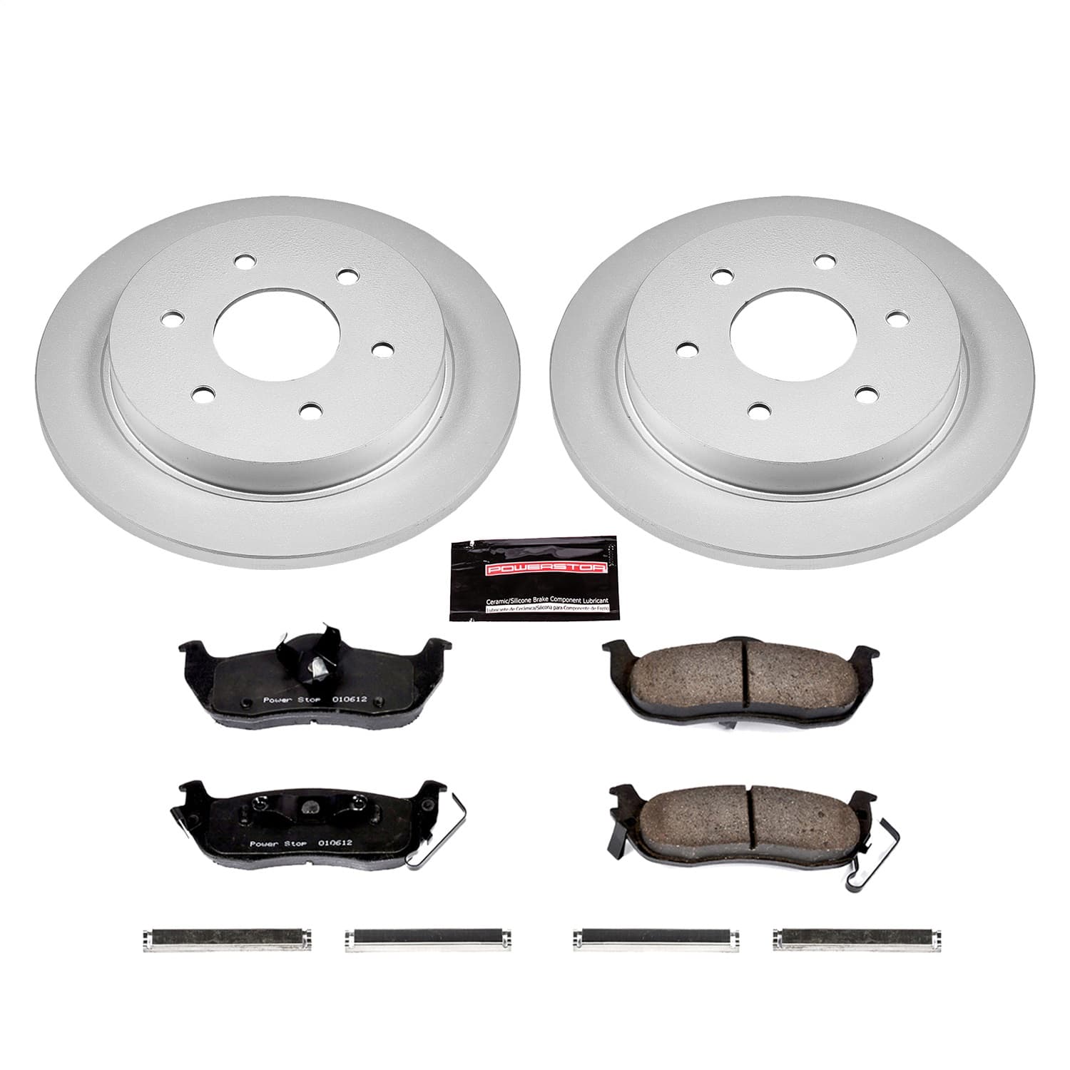 Power Stop - CRK2445 - Rear - Disc Brake Pad and Rotor Kit image 1