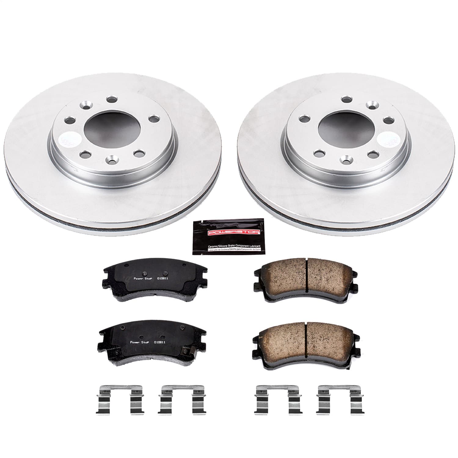 Power Stop - CRK2448 - Front - Disc Brake Pad and Rotor Kit image 1