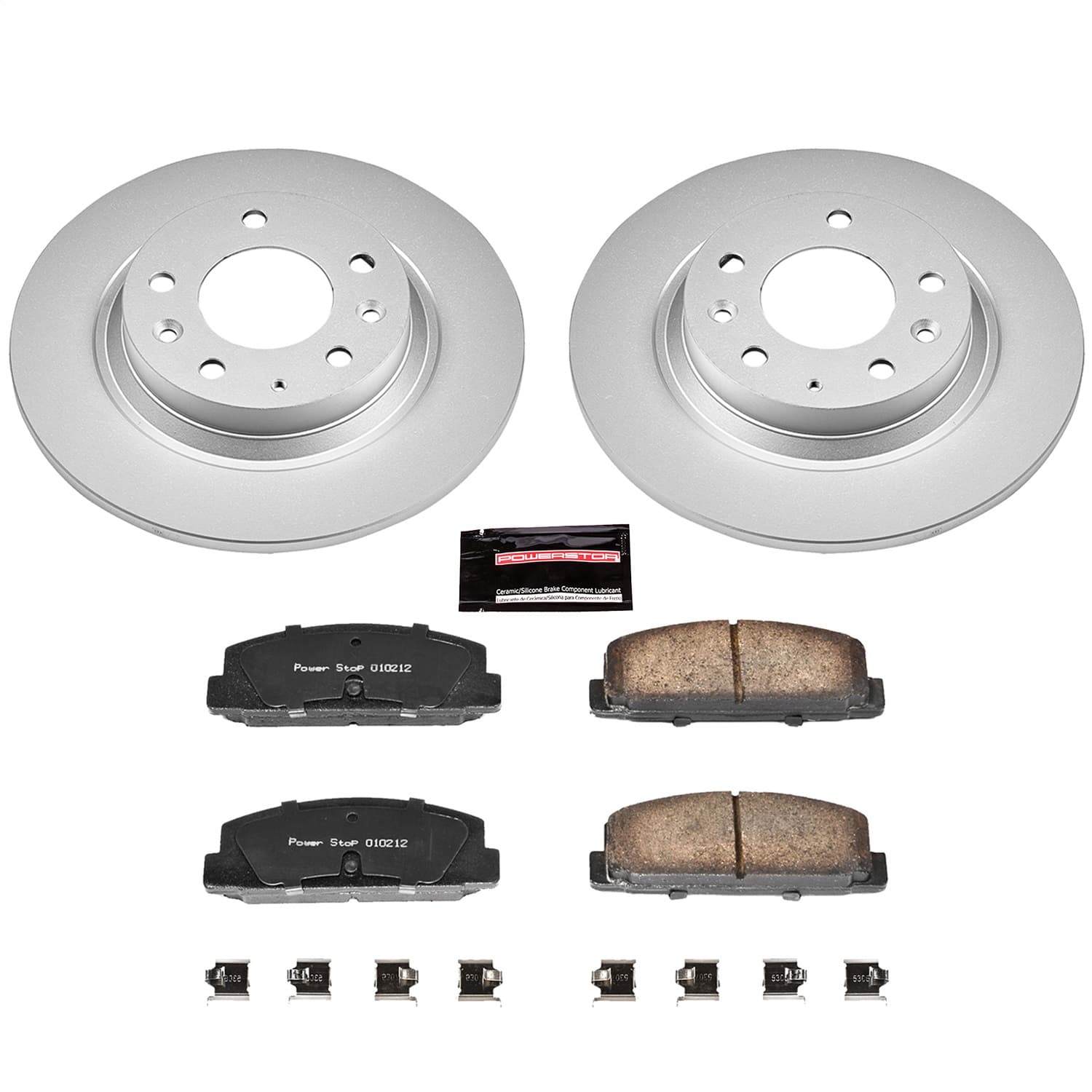 Power Stop - CRK2452 - Rear - Disc Brake Pad and Rotor Kit image 1
