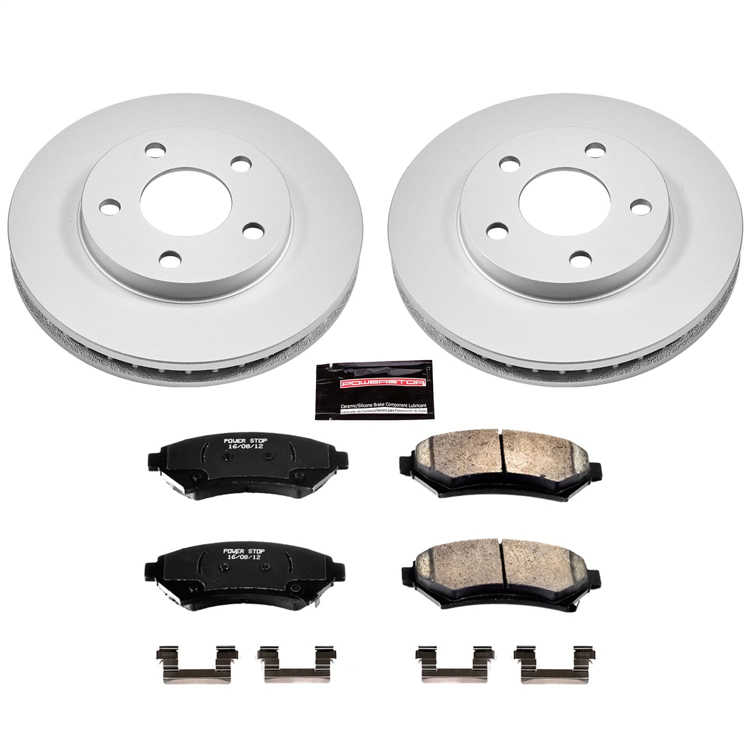 Power Stop - CRK2553 - Front - Disc Brake Pad and Rotor Kit image 1
