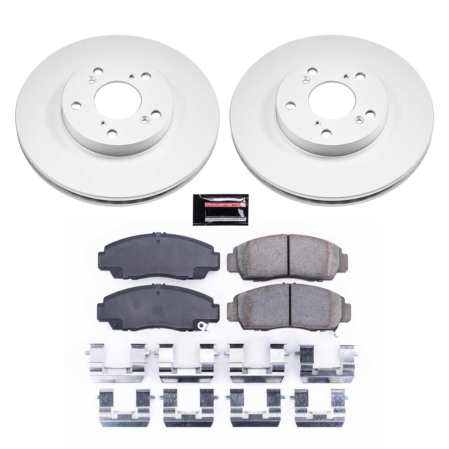 Power Stop - CRK2558 - Front - Disc Brake Pad and Rotor Kit image 1