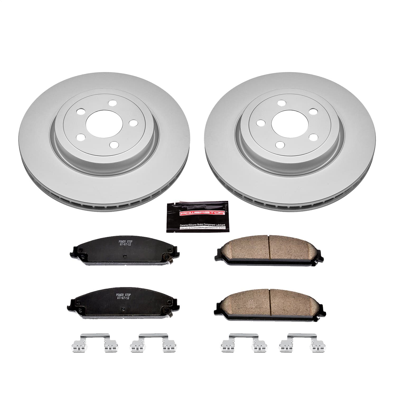 Power Stop - CRK2560 - Front - Disc Brake Pad and Rotor Kit image 1