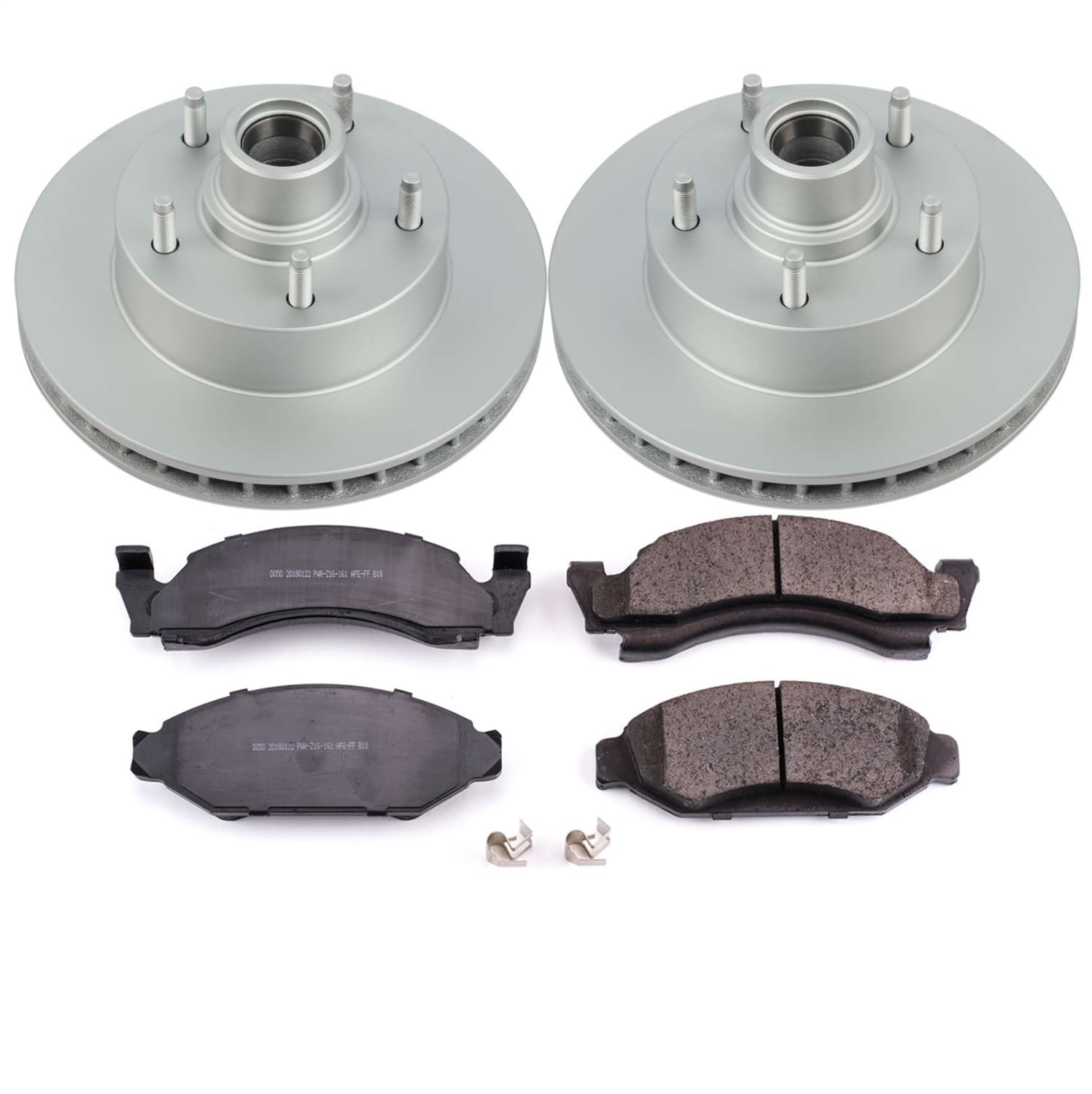 Power Stop - CRK2578 - Front - Disc Brake Pad and Rotor Kit image 1