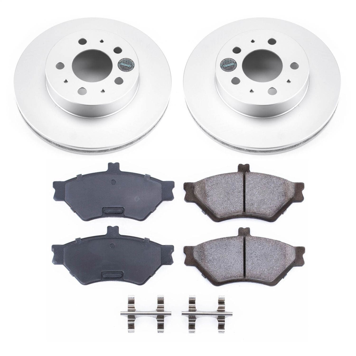 Power Stop - CRK2917 - Front - Disc Brake Pad and Rotor Kit image 1