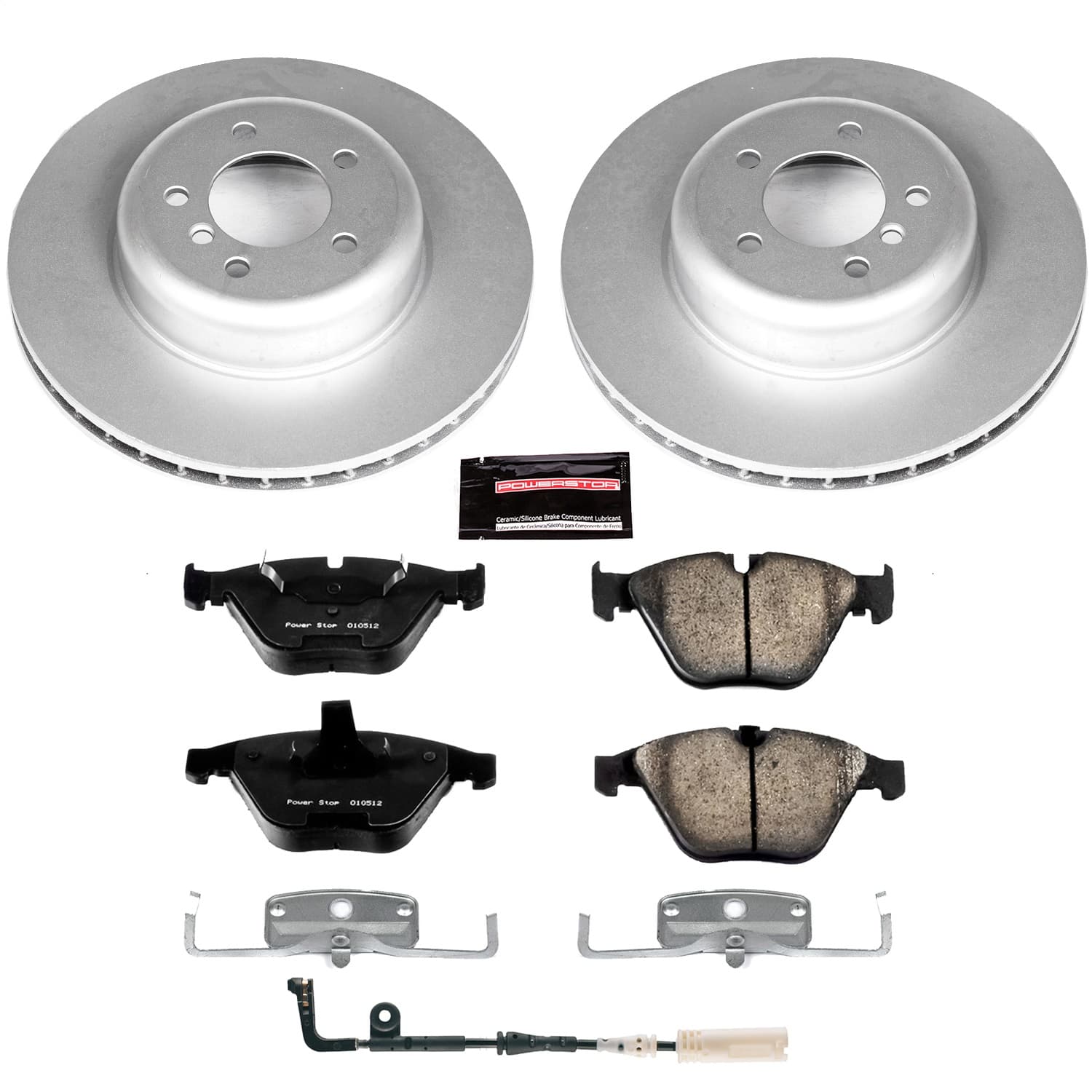 Power Stop - CRK2918 - Front - Disc Brake Pad and Rotor Kit image 1