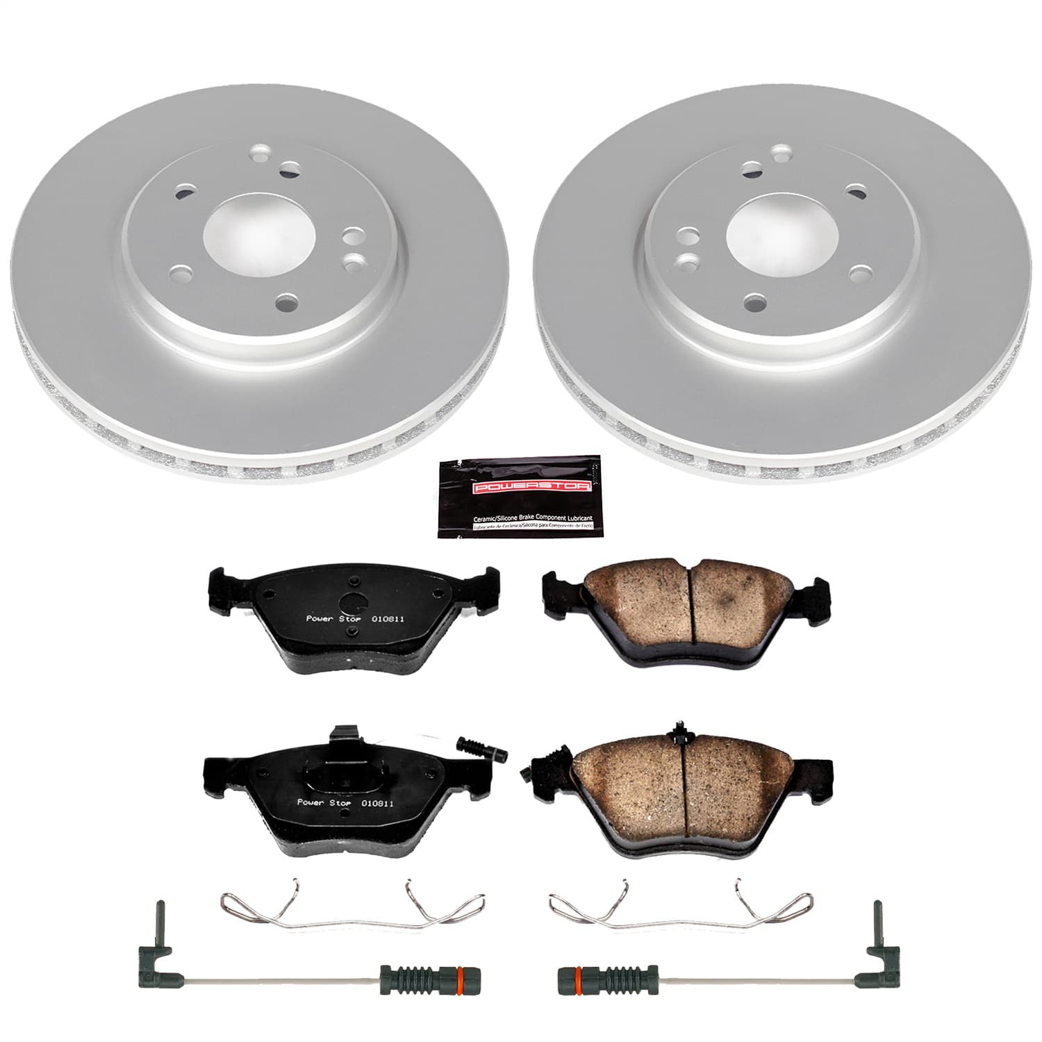Power Stop - CRK2926 - Front - Disc Brake Pad and Rotor Kit image 1
