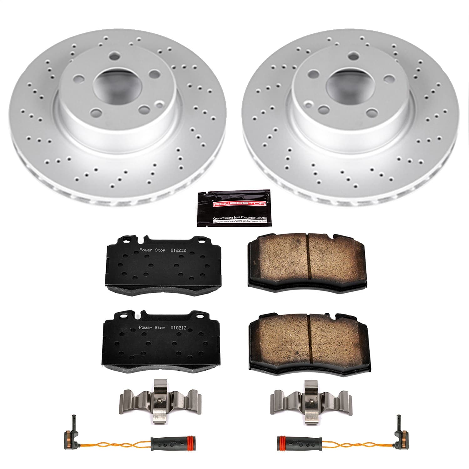 Power Stop - CRK2932 - Front - Disc Brake Pad and Rotor Kit image 1