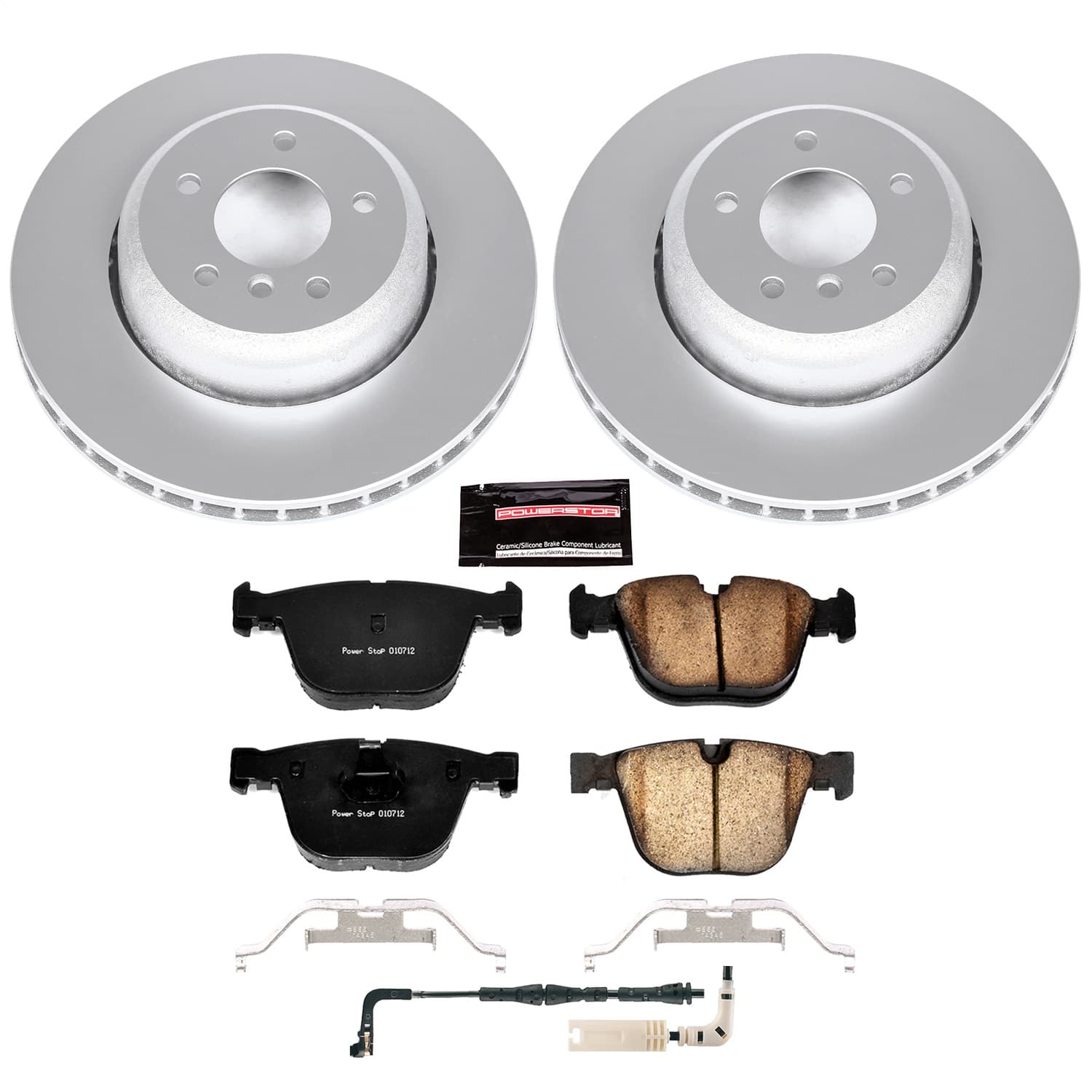 Power Stop - CRK2940 - Rear - Disc Brake Pad and Rotor Kit image 1