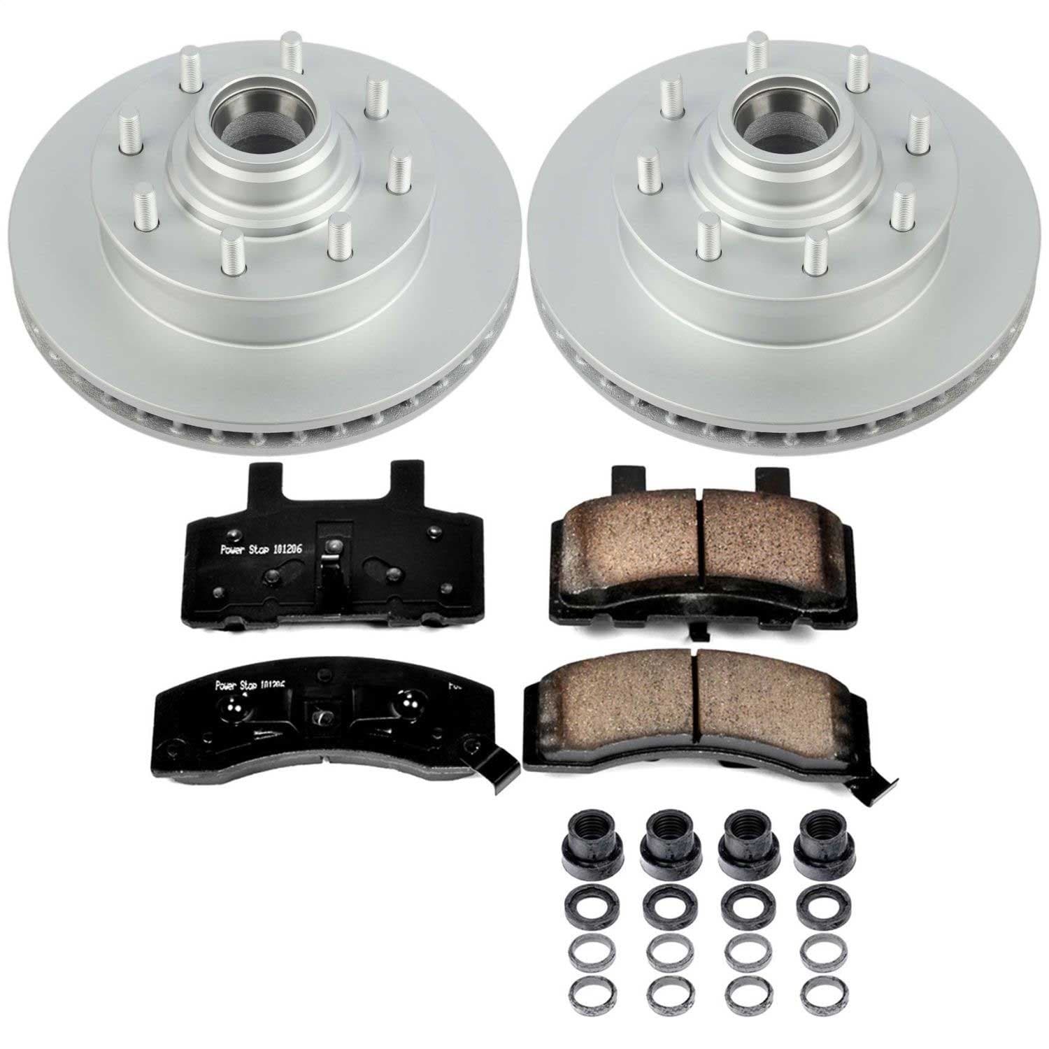 Power Stop - CRK2947 - Front - Disc Brake Pad and Rotor Kit image 1