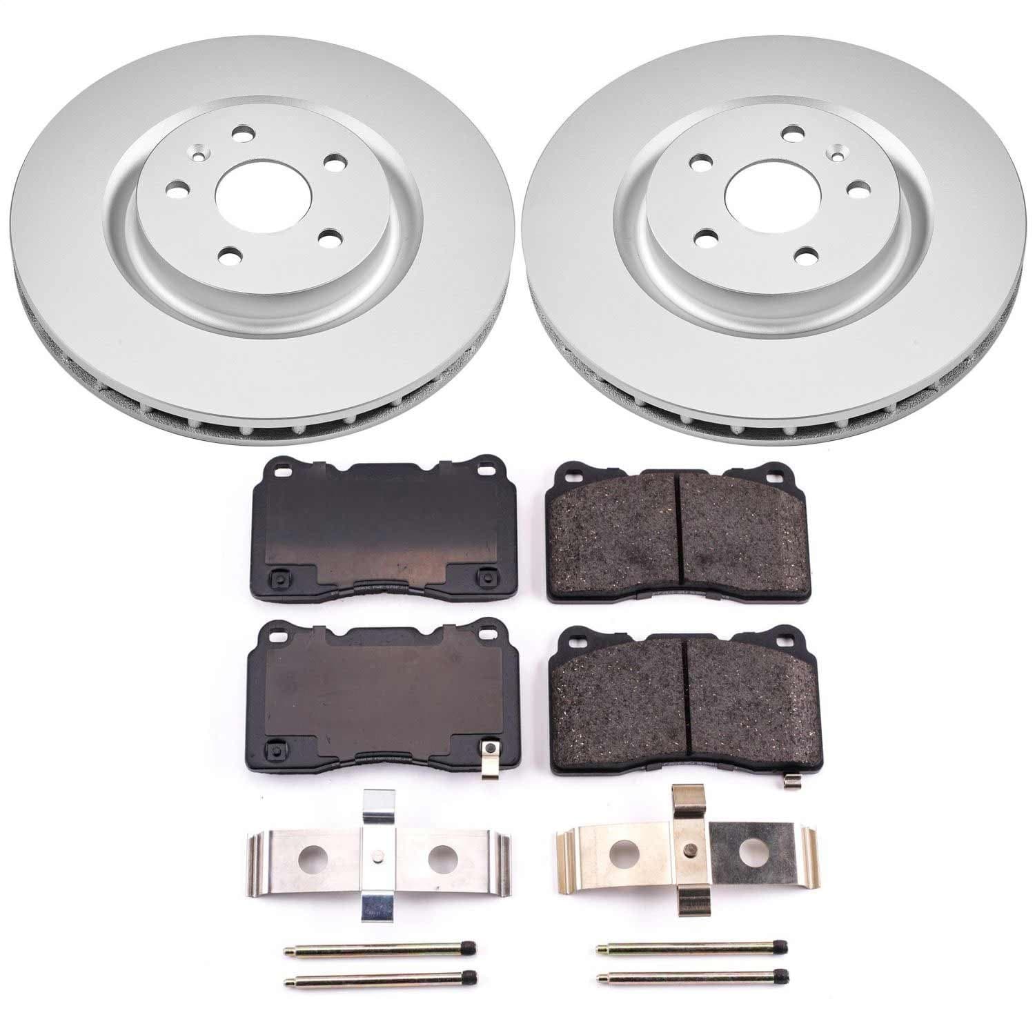 Power Stop - CRK2948 - Front - Disc Brake Pad and Rotor Kit image 1