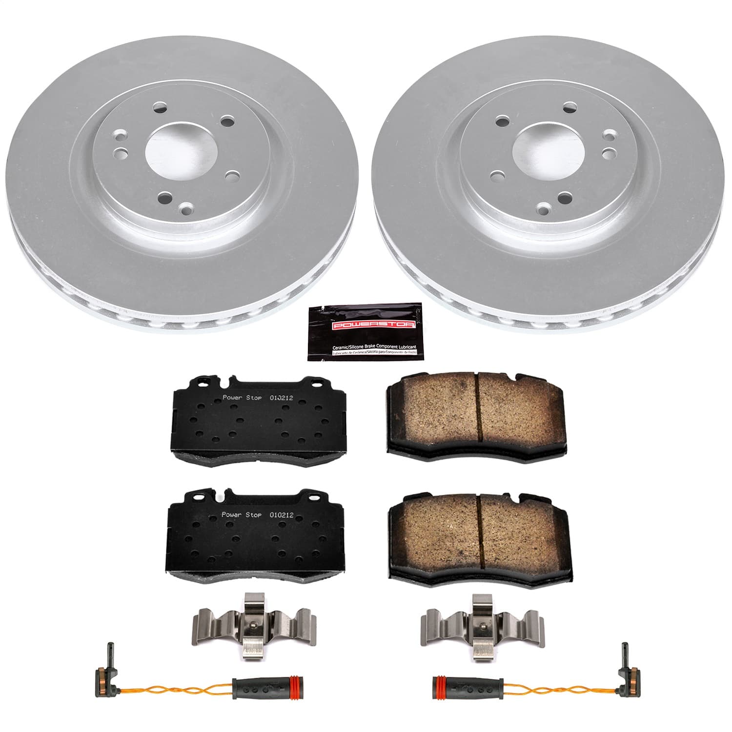 Power Stop - CRK2950 - Front - Disc Brake Pad and Rotor Kit image 1