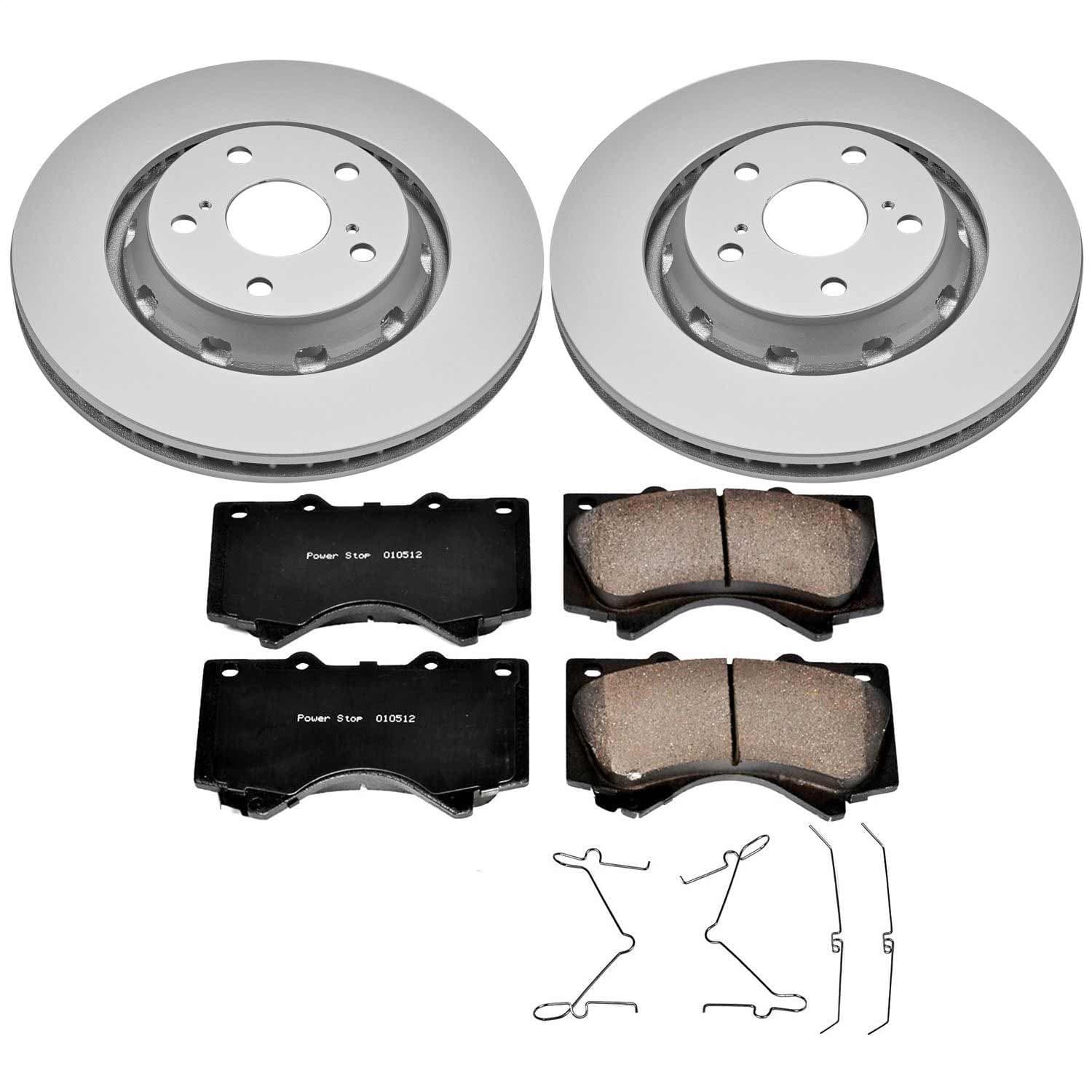 Power Stop - CRK2952 - Front - Disc Brake Pad and Rotor Kit image 1