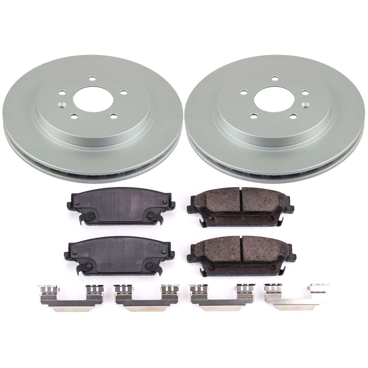 Power Stop - CRK2958 - Rear - Disc Brake Pad and Rotor Kit image 1