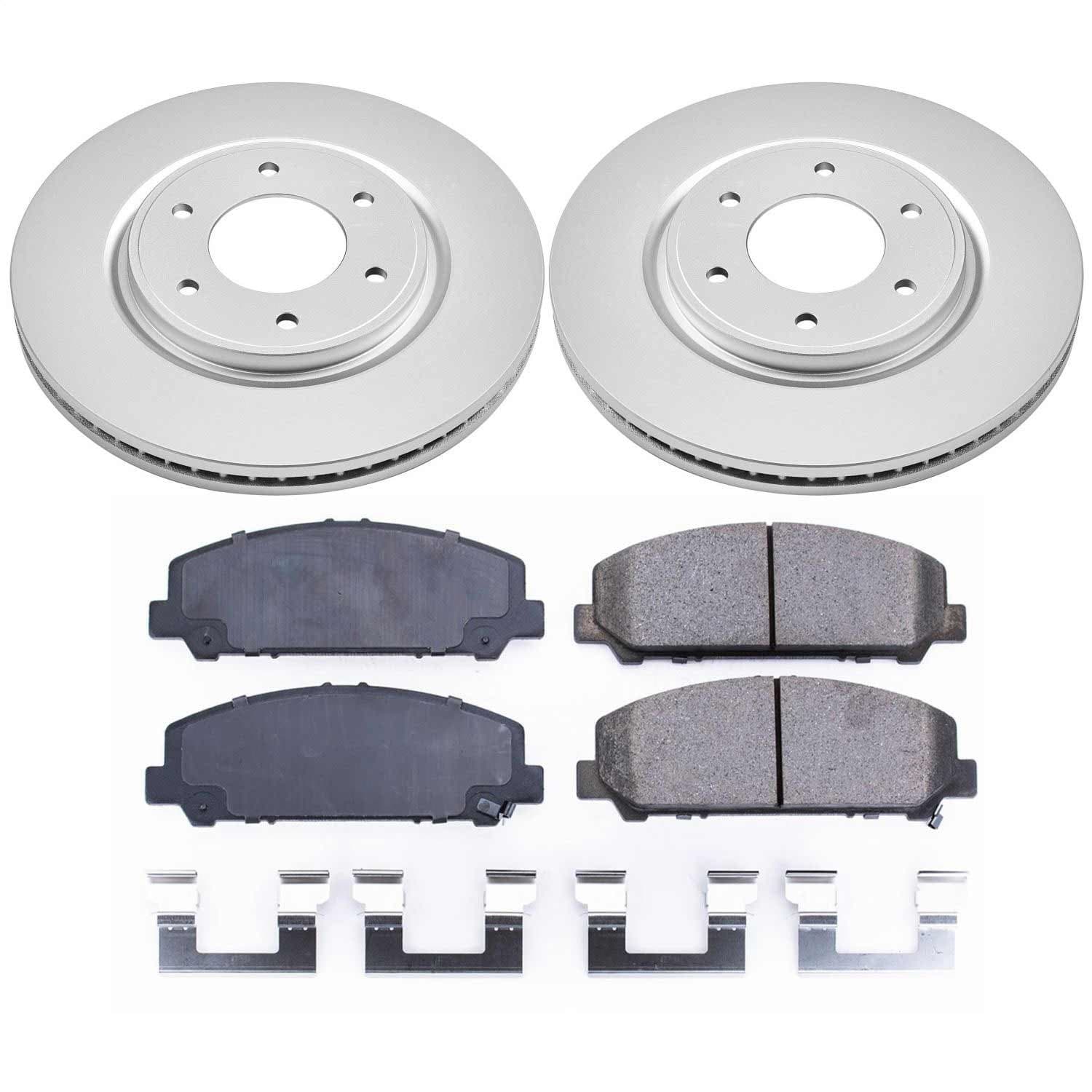 Power Stop - CRK2961 - Front - Disc Brake Pad and Rotor Kit image 1