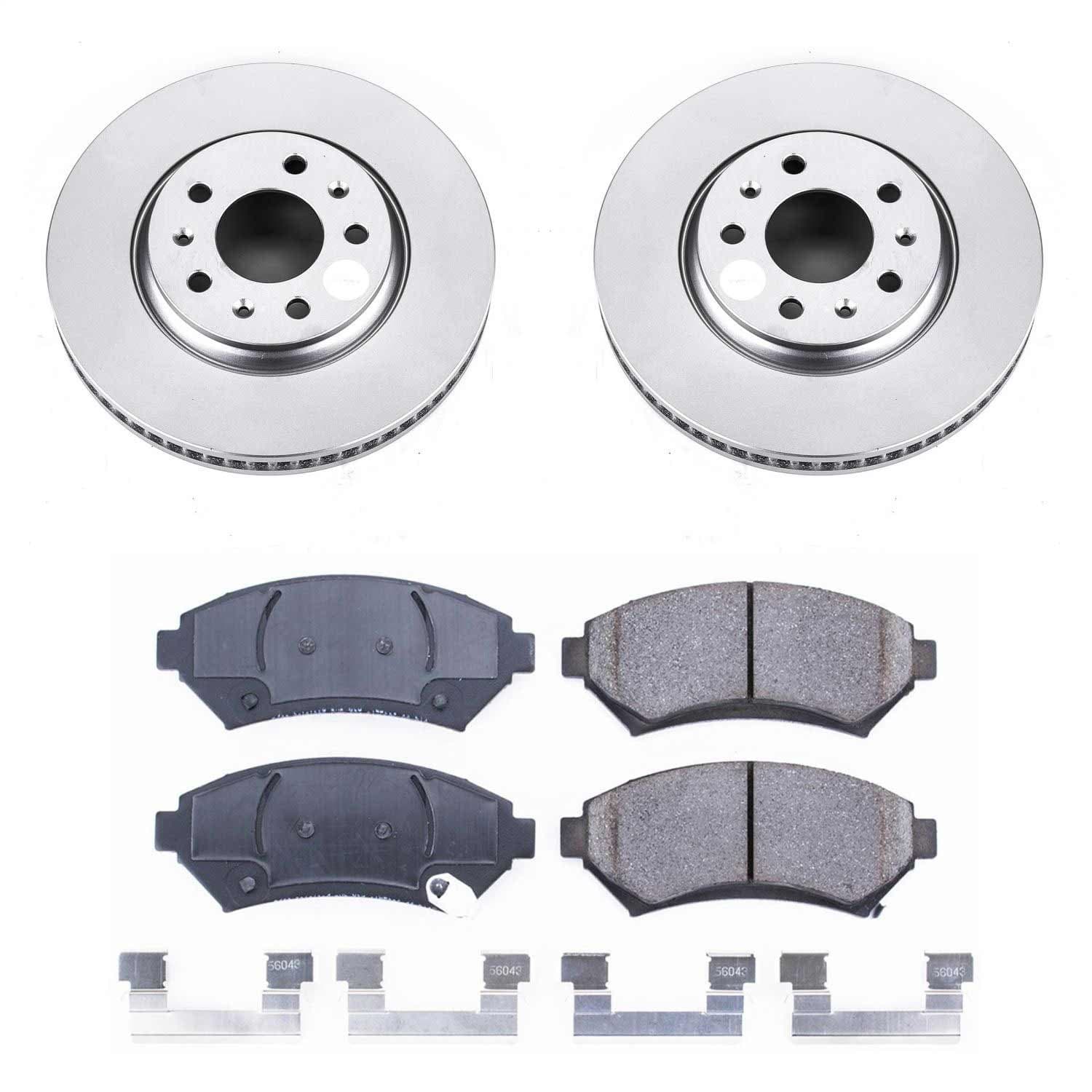 Power Stop - CRK2975 - Front - Disc Brake Pad and Rotor Kit image 1