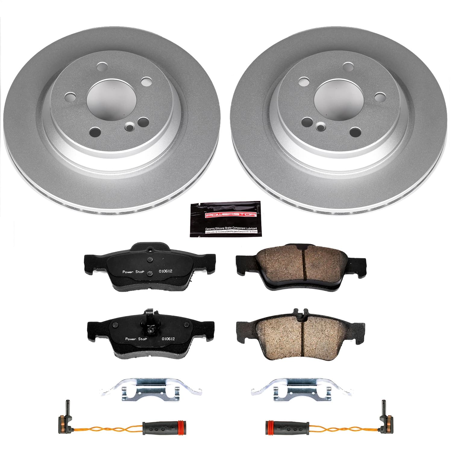 Power Stop - CRK2998 - Rear - Disc Brake Pad and Rotor Kit image 1