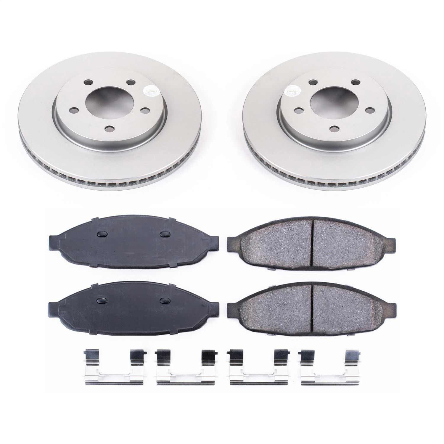 Power Stop - CRK3009 - Front - Disc Brake Pad and Rotor Kit image 1