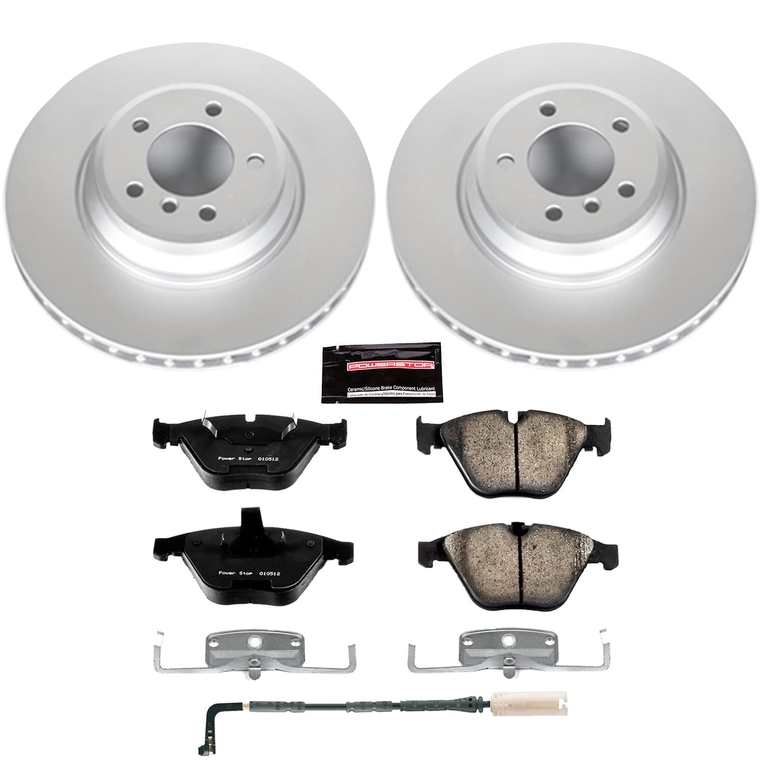 Power Stop - CRK3015 - Front - Disc Brake Pad and Rotor Kit image 1