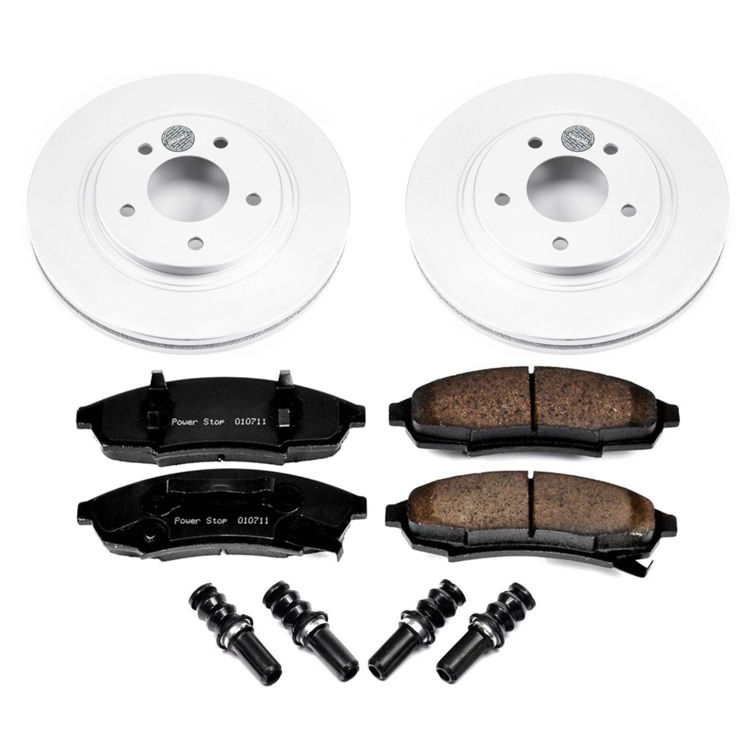 Power Stop - CRK3018 - Front - Disc Brake Pad and Rotor Kit image 1