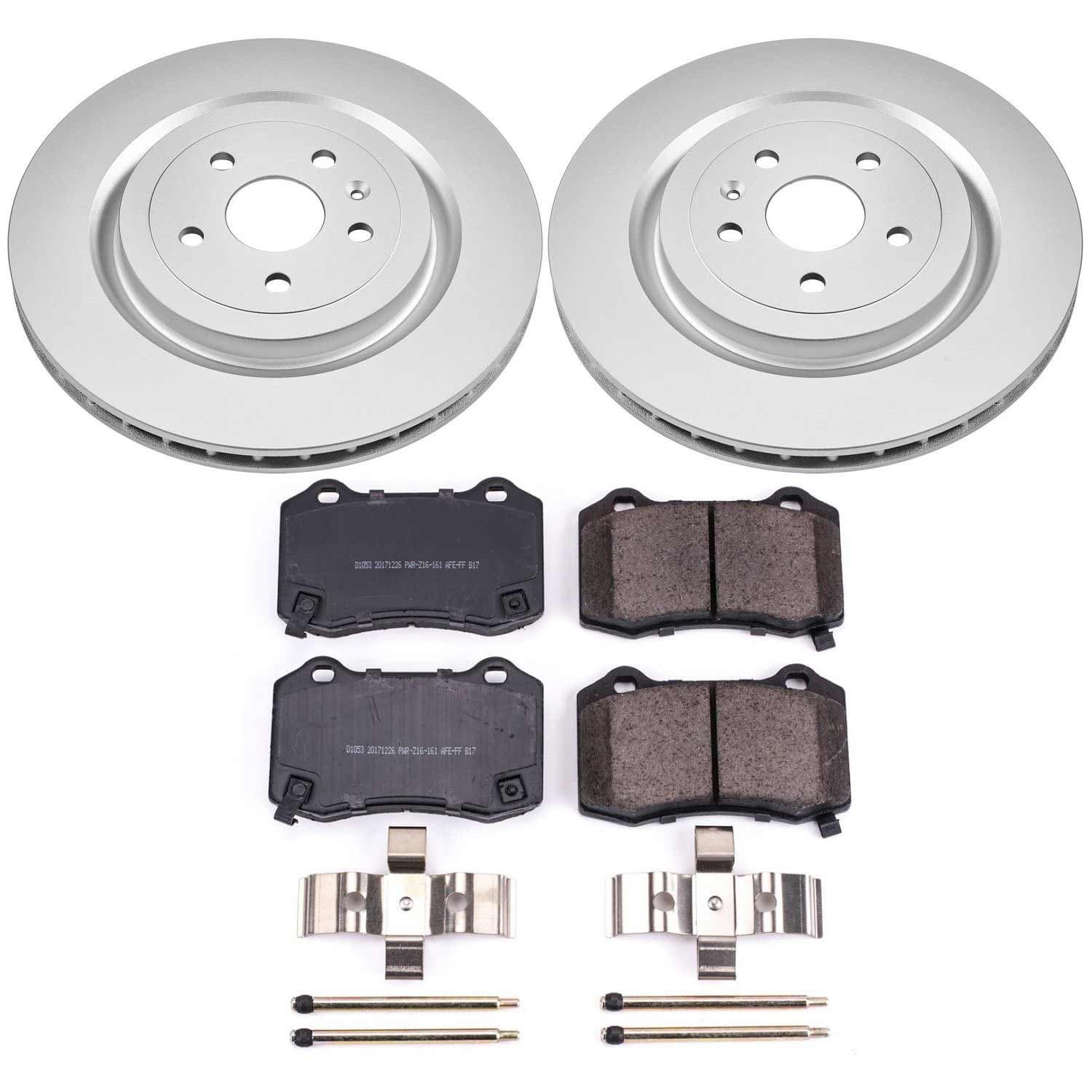 Power Stop - CRK3019 - Rear - Disc Brake Pad and Rotor Kit image 1