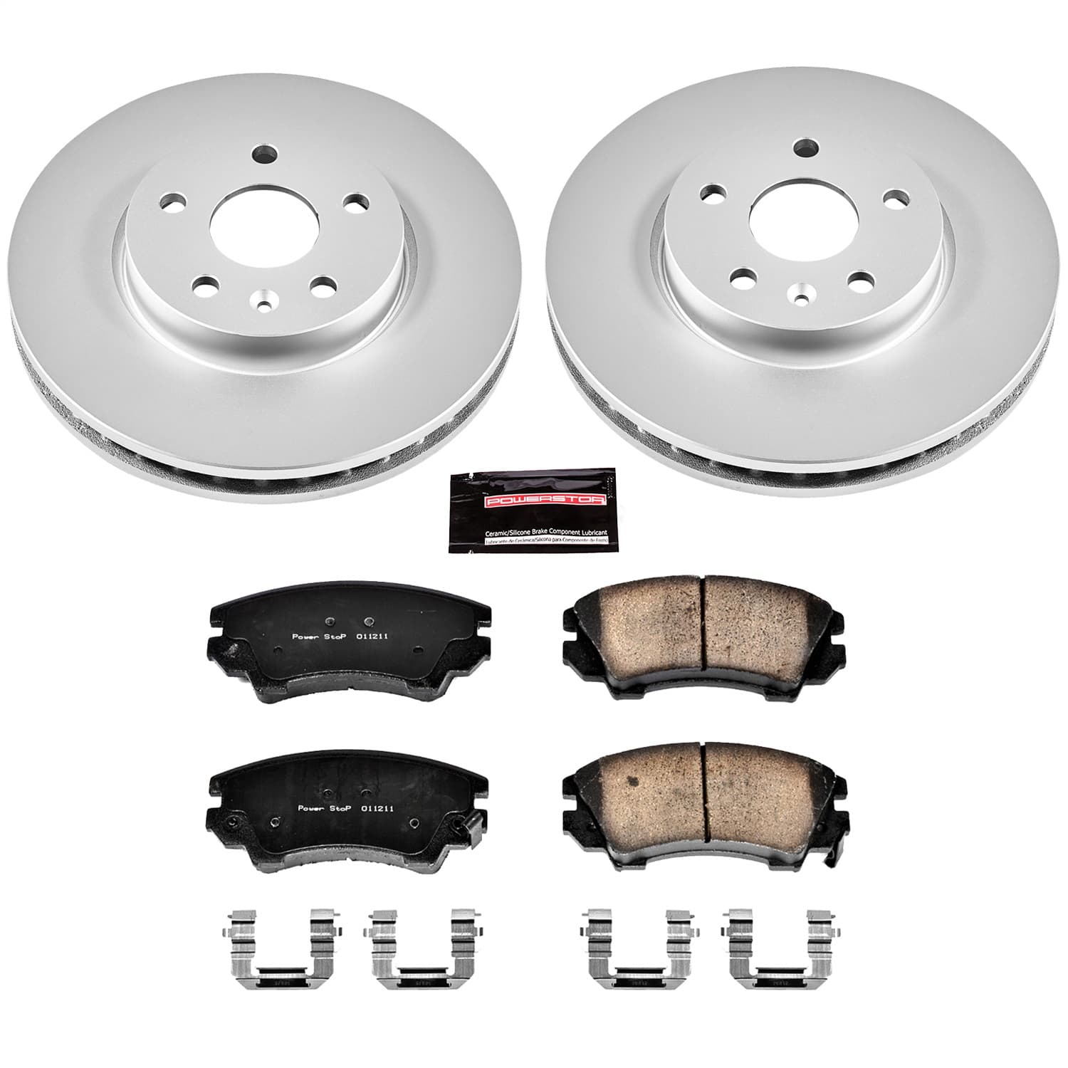 Power Stop - CRK3031 - Front - Disc Brake Pad and Rotor Kit image 1