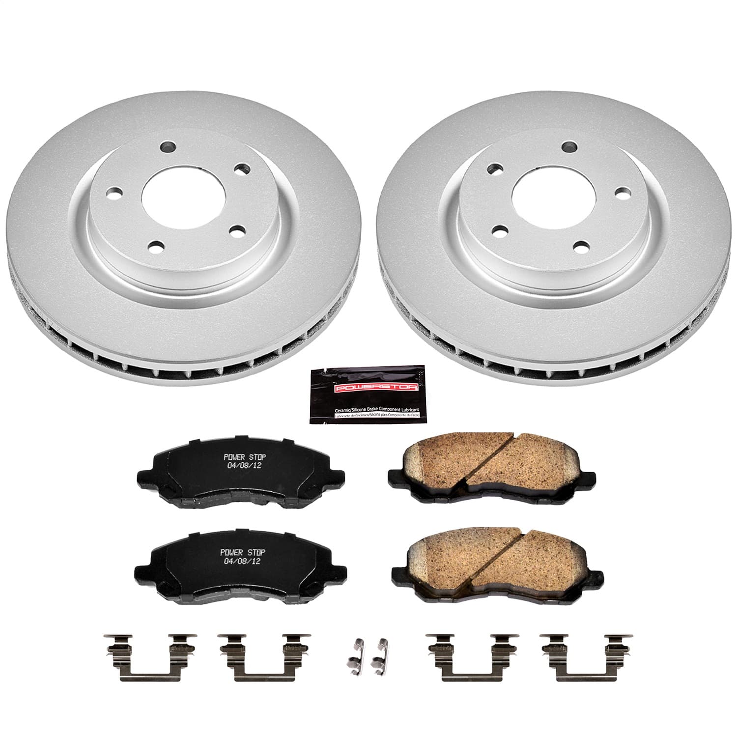 Power Stop - CRK3032 - Front - Disc Brake Pad and Rotor Kit image 1