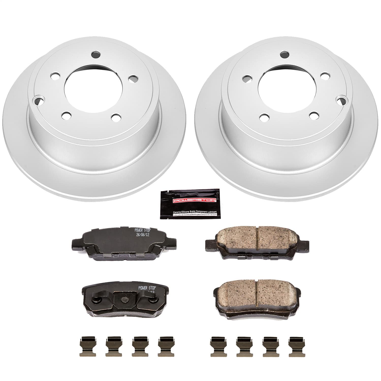 Power Stop - CRK3033 - Rear - Disc Brake Pad and Rotor Kit image 1