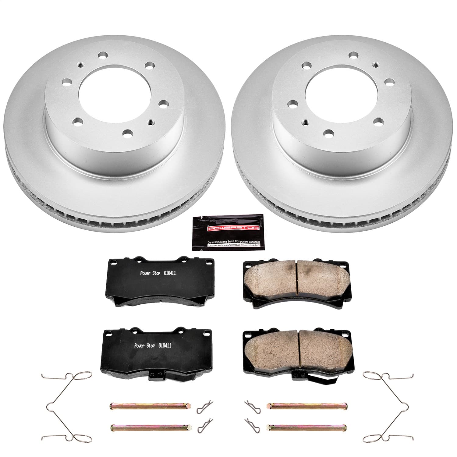 Power Stop - CRK3035 - Front - Disc Brake Pad and Rotor Kit image 1