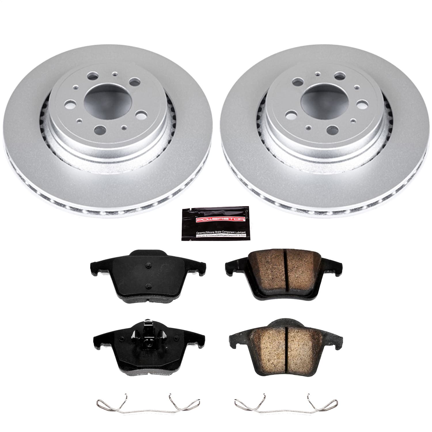 Power Stop - CRK3039 - Rear - Disc Brake Pad and Rotor Kit image 1
