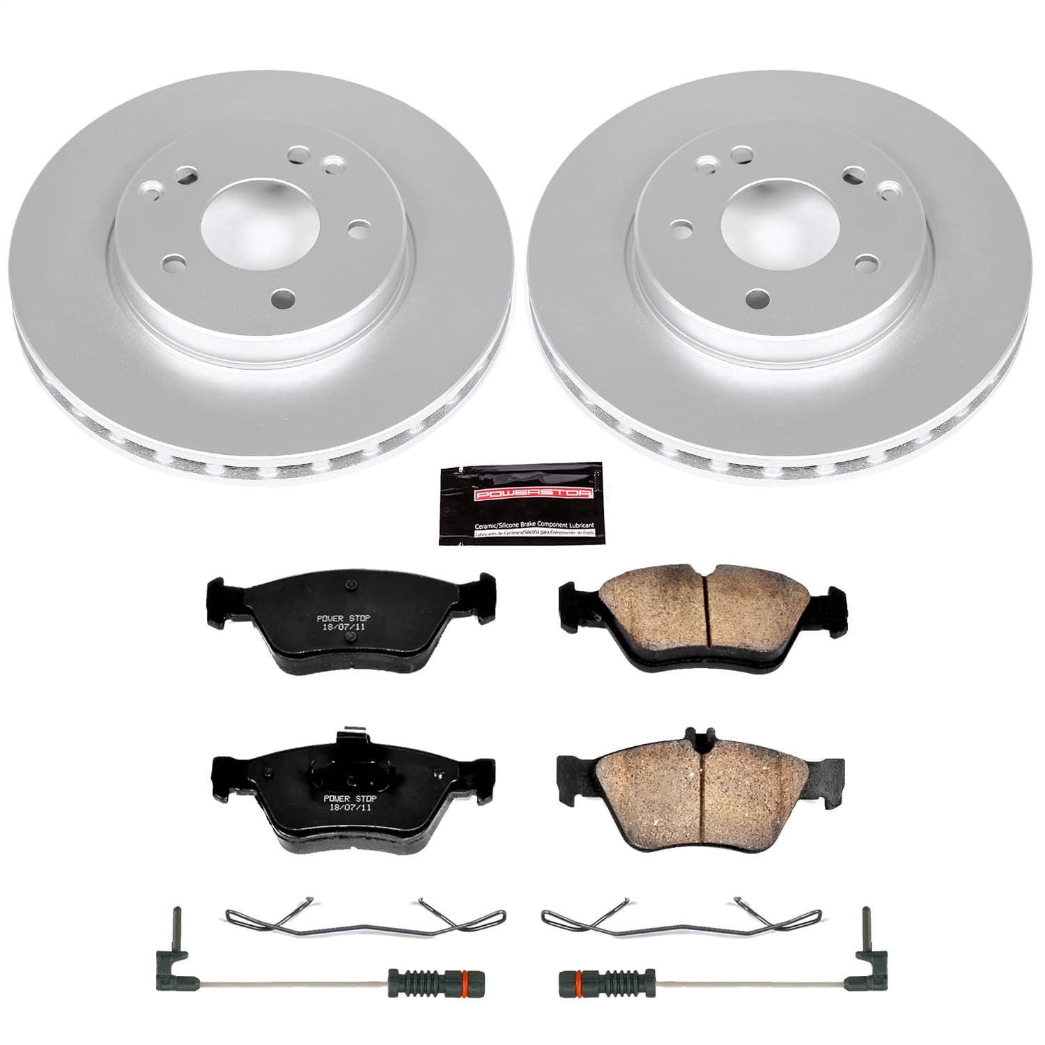 Power Stop - CRK3047 - Front - Disc Brake Pad and Rotor Kit image 1