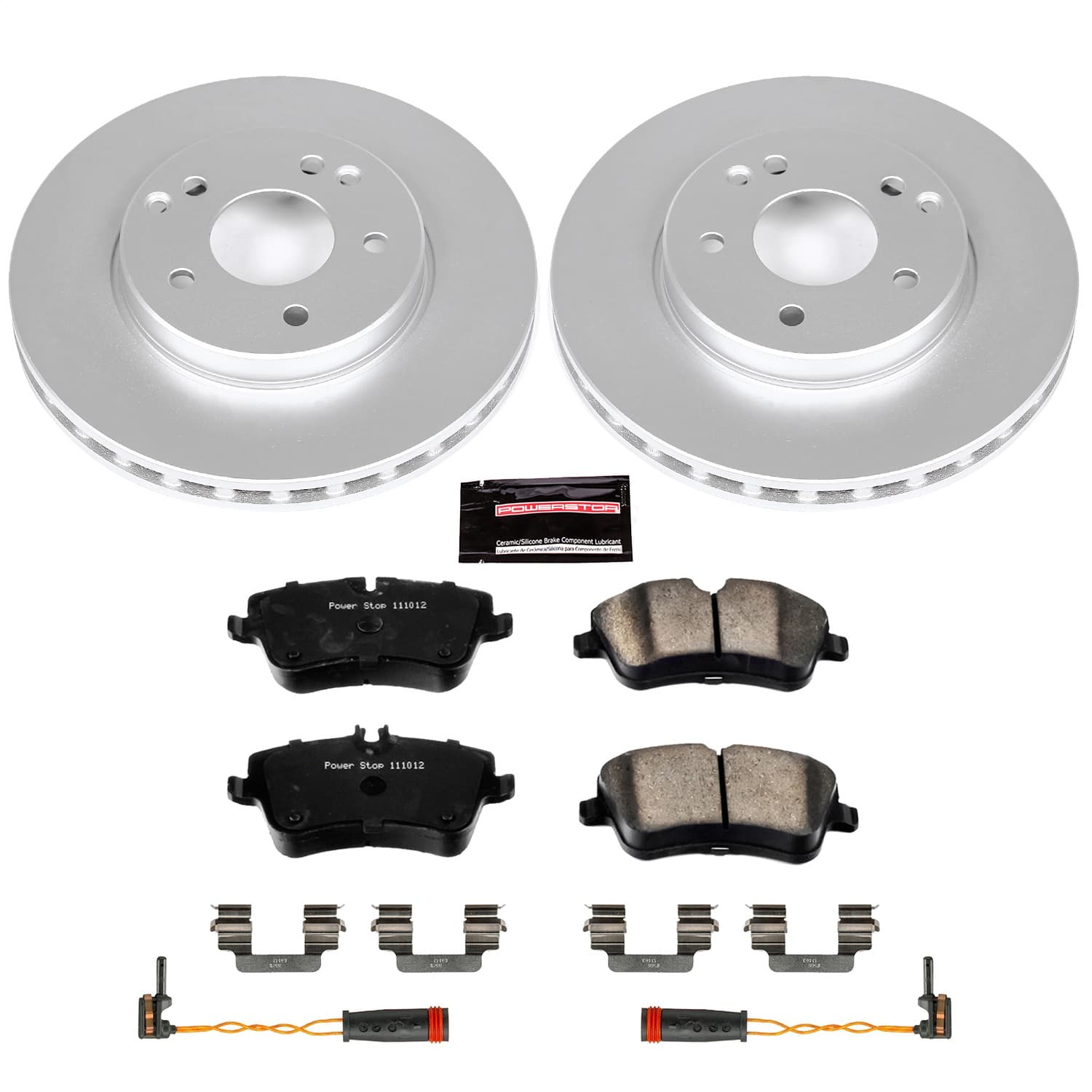 Power Stop - CRK3048 - Front - Disc Brake Pad and Rotor Kit image 1