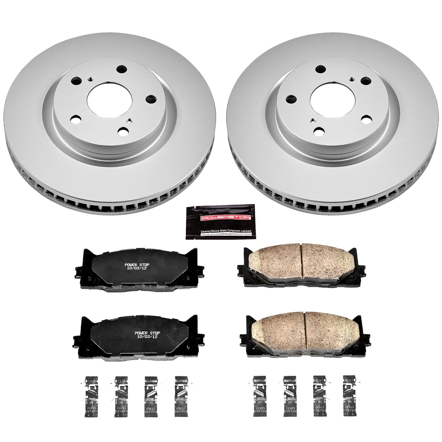Power Stop - CRK3053 - Front - Disc Brake Pad and Rotor Kit image 1