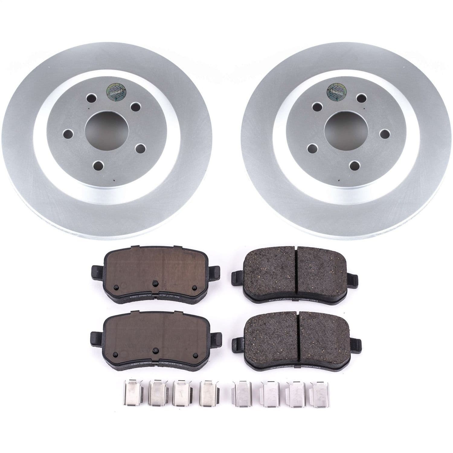 Power Stop - CRK3061 - Rear - Disc Brake Pad and Rotor Kit image 1