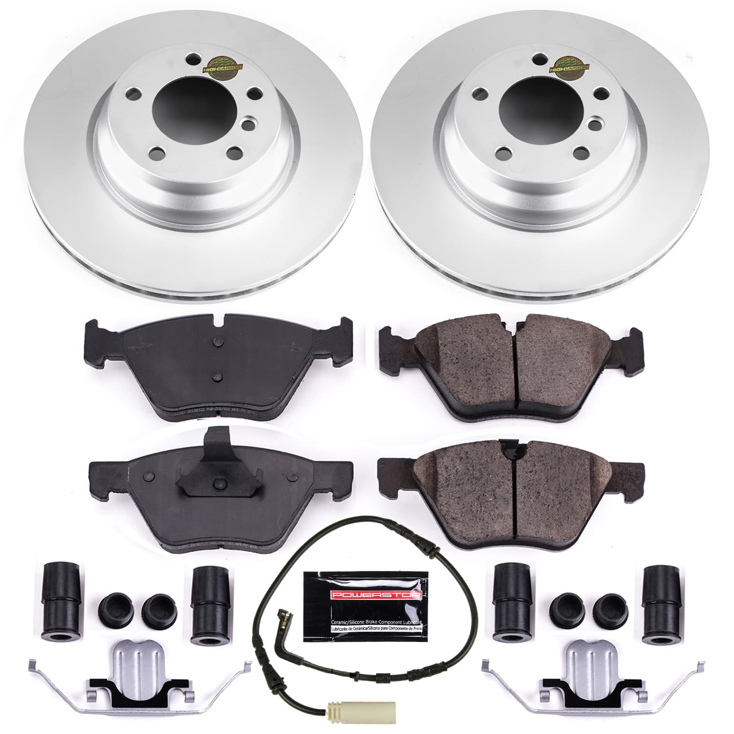 Power Stop - CRK3077 - Front - Disc Brake Pad and Rotor Kit image 1
