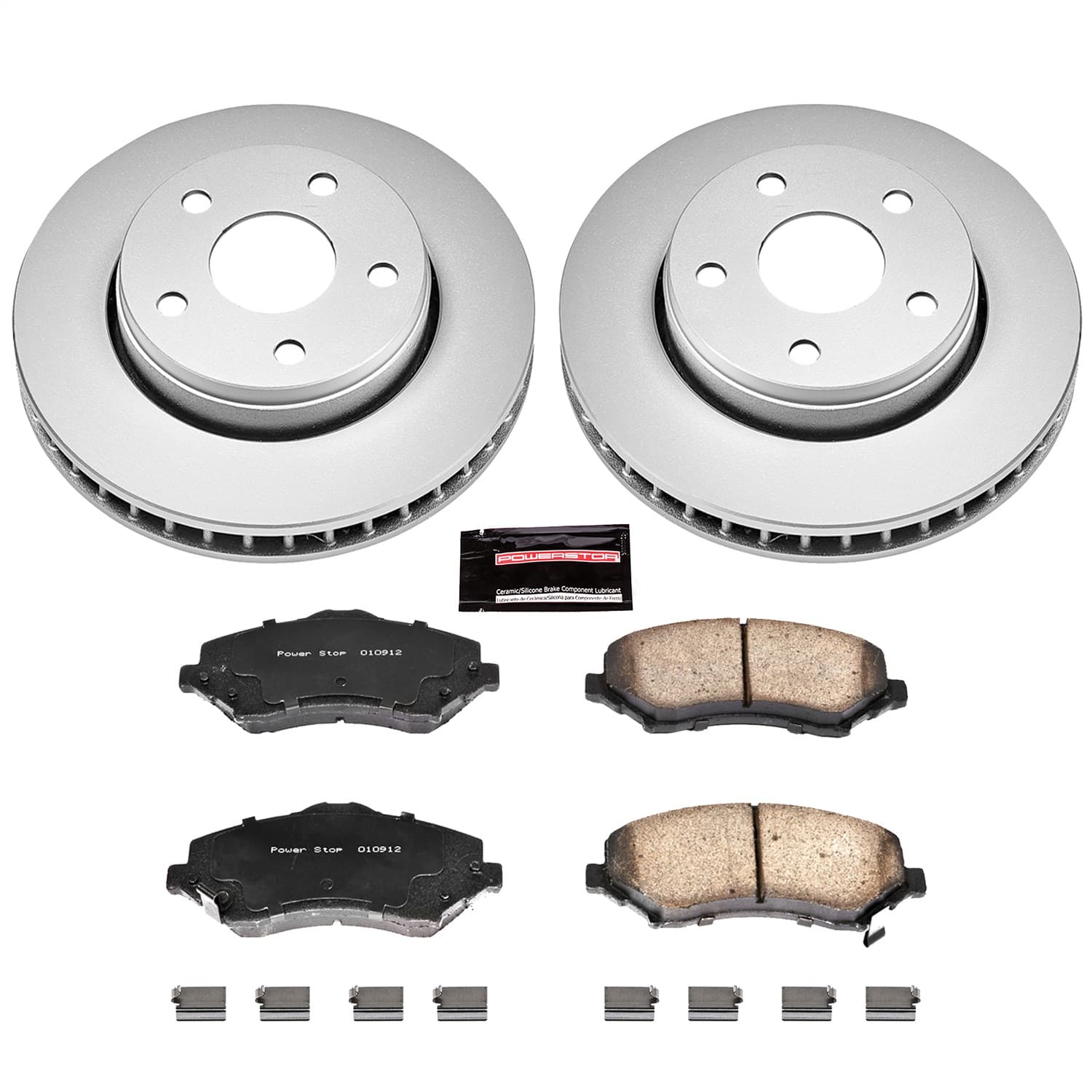 Power Stop - CRK3097 - Front - Disc Brake Pad and Rotor Kit image 1