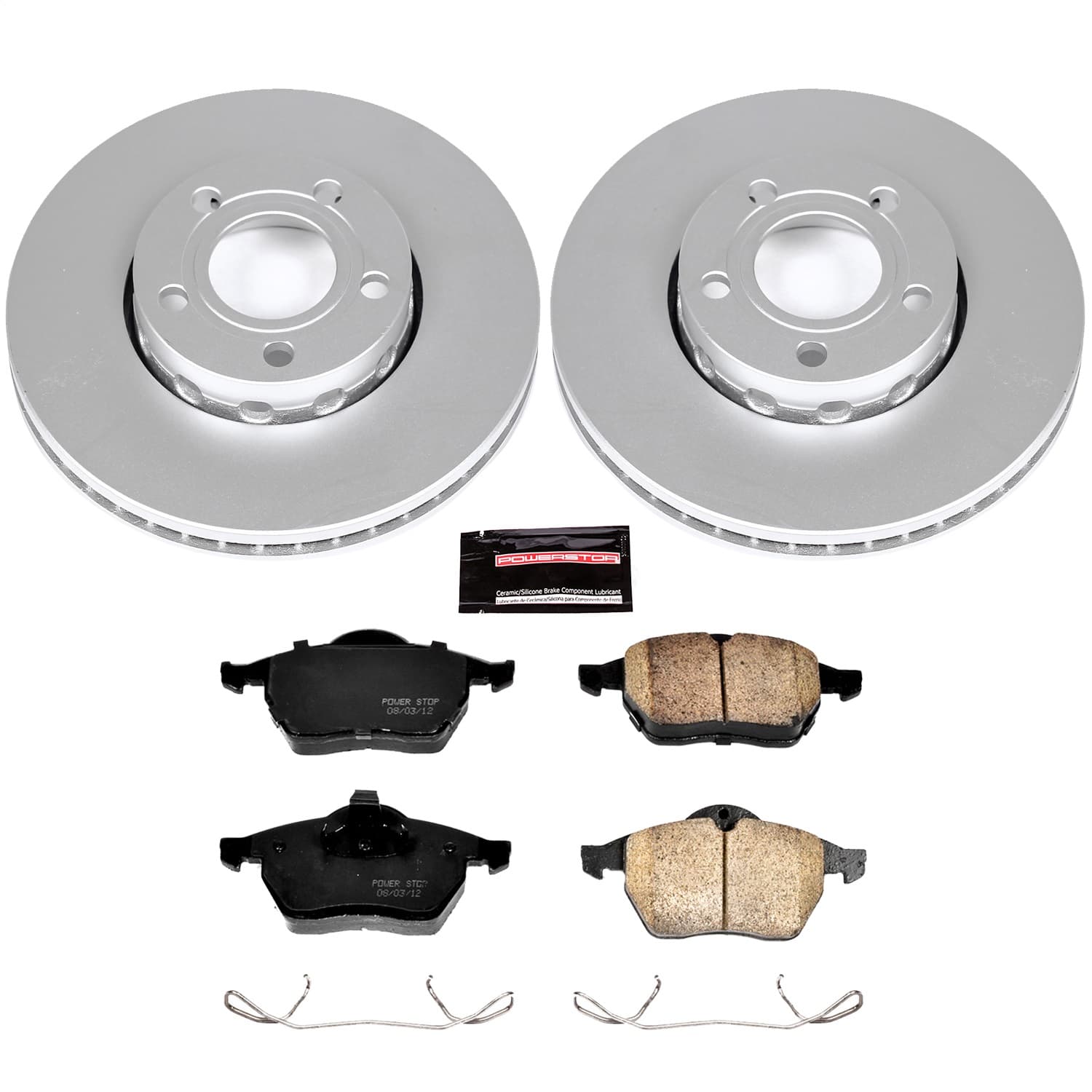 Power Stop - CRK3103 - Front - Disc Brake Pad and Rotor Kit image 1