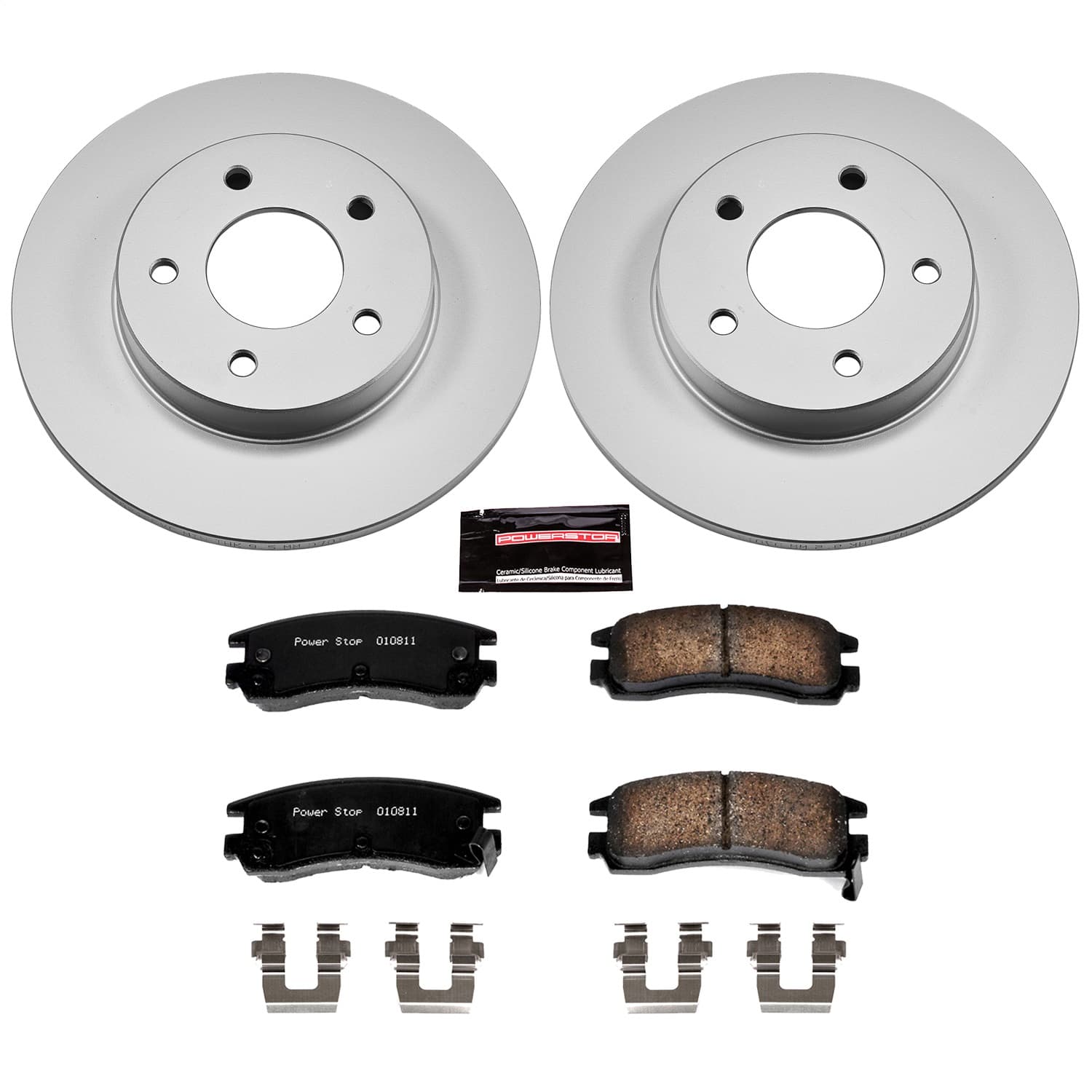 Power Stop - CRK3115 - Rear - Disc Brake Pad and Rotor Kit image 1