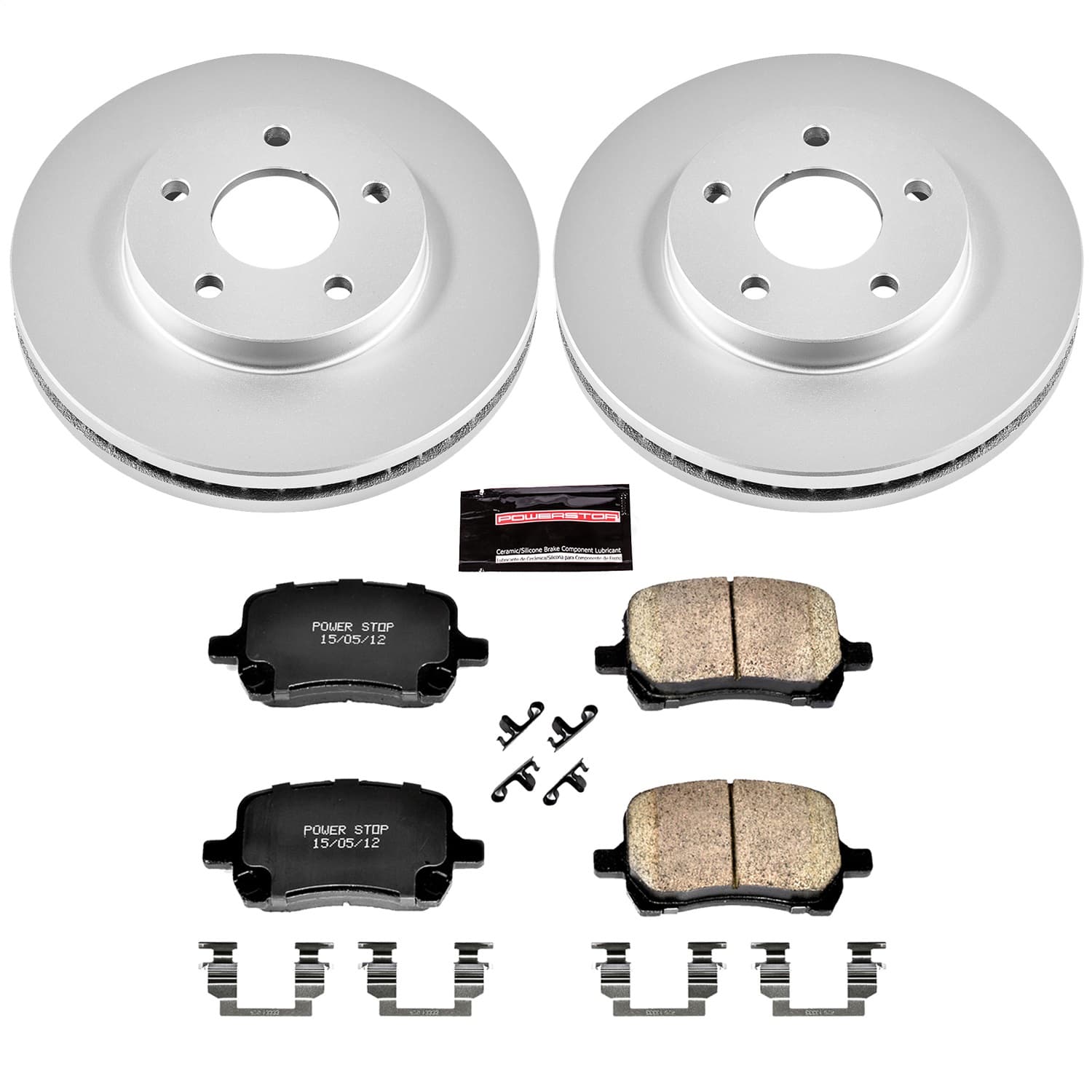 Power Stop - CRK3116 - Front - Disc Brake Pad and Rotor Kit image 1