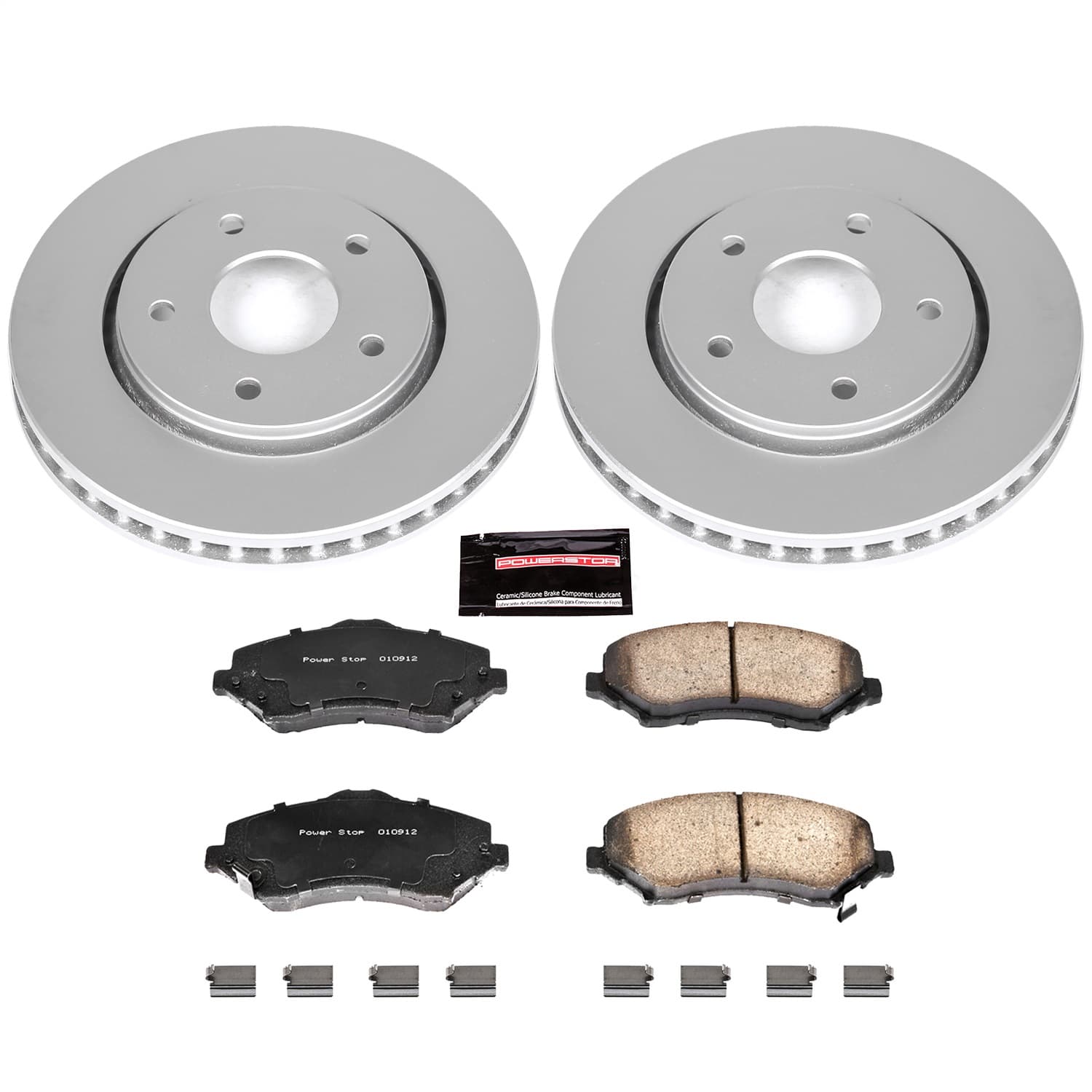 Power Stop - CRK3118 - Front - Disc Brake Pad and Rotor Kit image 1