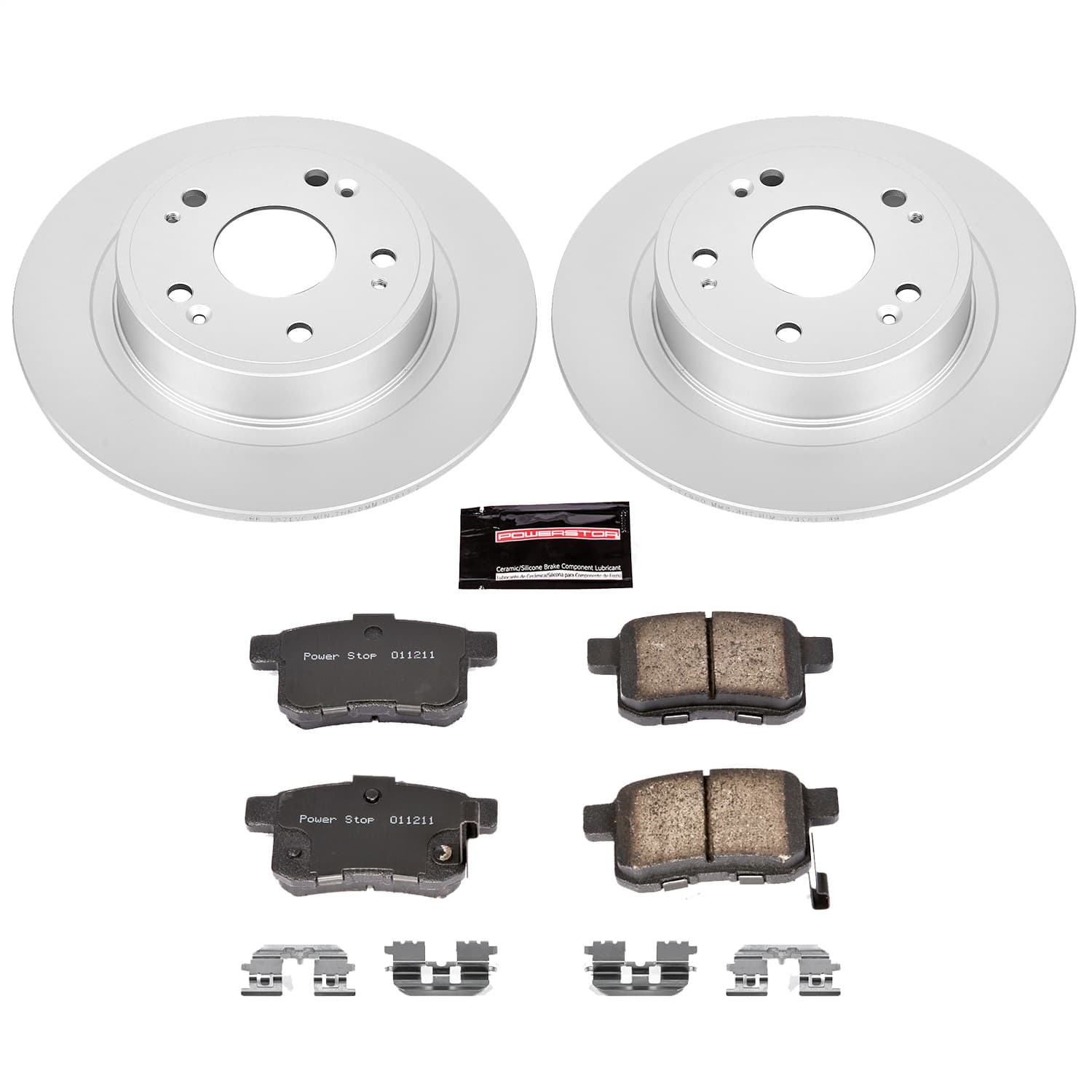 Power Stop - CRK3127 - Rear - Disc Brake Pad and Rotor Kit image 1