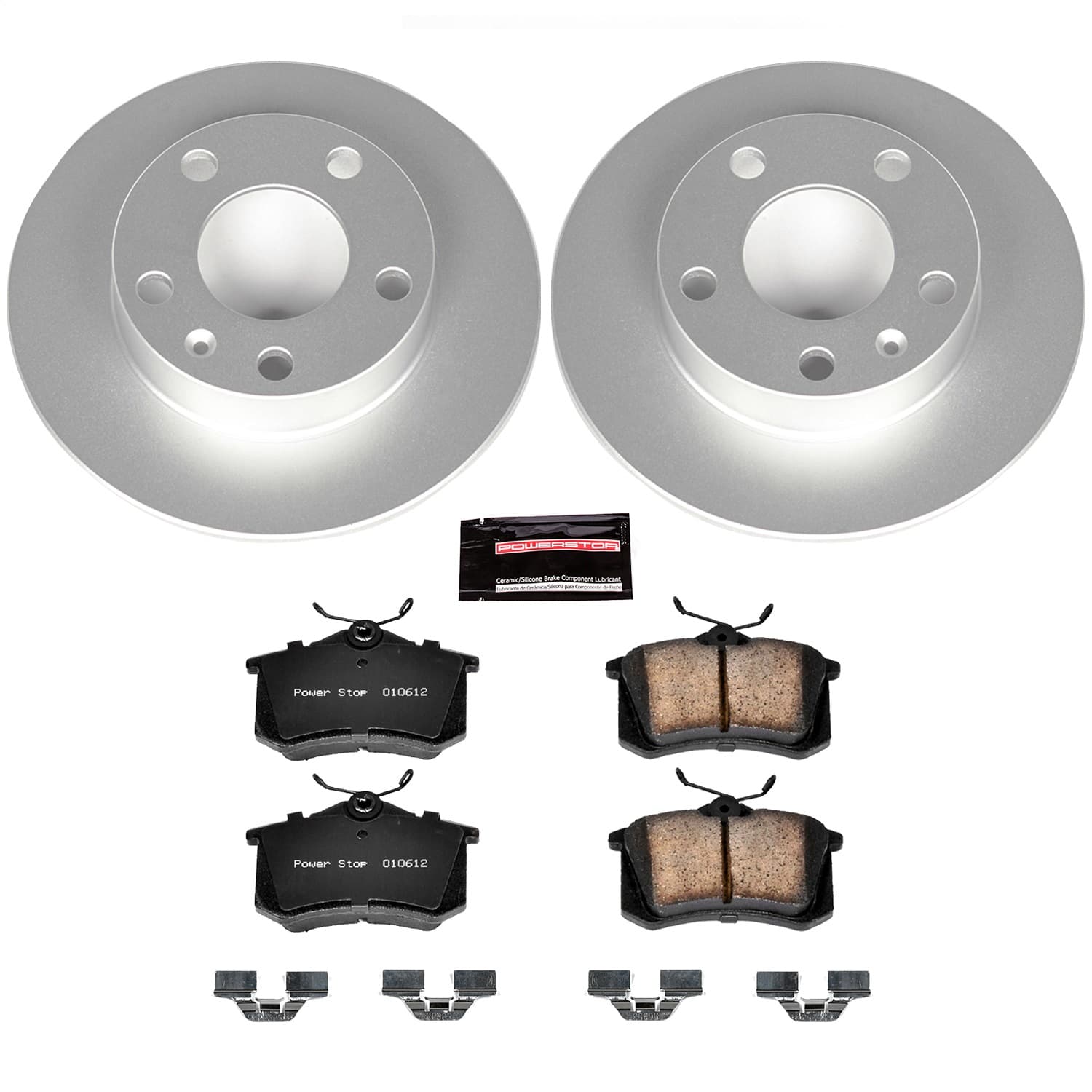 Power Stop - CRK3129 - Rear - Disc Brake Pad and Rotor Kit image 1