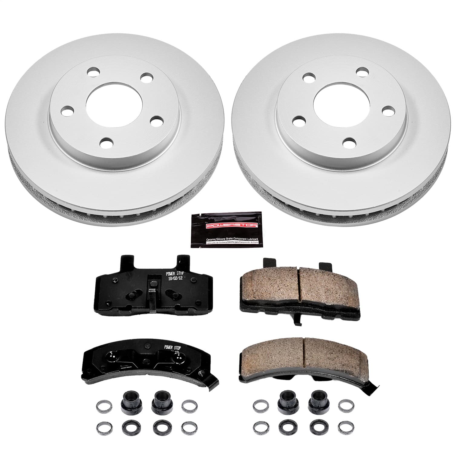 Power Stop - CRK3132 - Front - Disc Brake Pad and Rotor Kit image 1