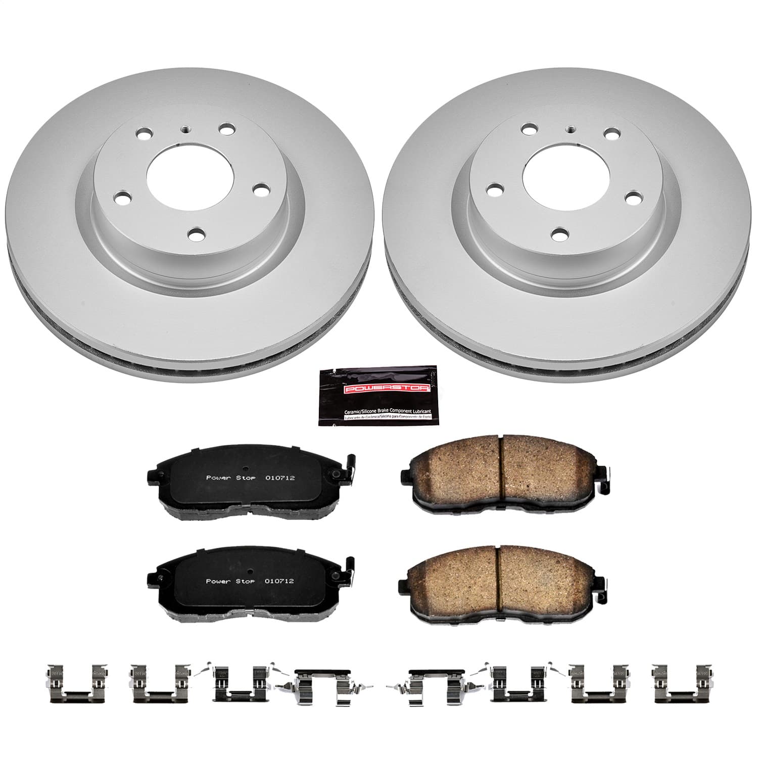 Power Stop - CRK3140 - Front - Disc Brake Pad and Rotor Kit image 1